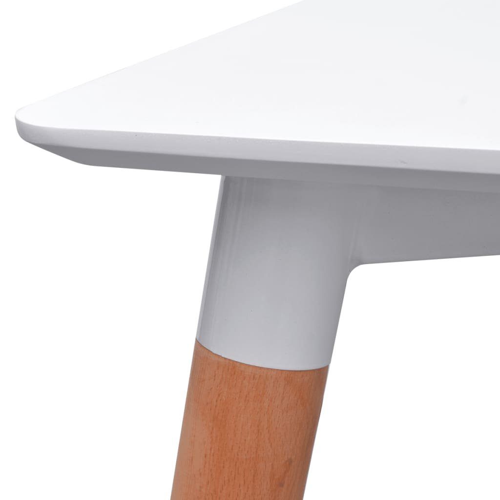 Tisch Weiß Hellgrau, Essgruppe (7-tlg) Stühle und Essgruppe vidaXL 7-teilige