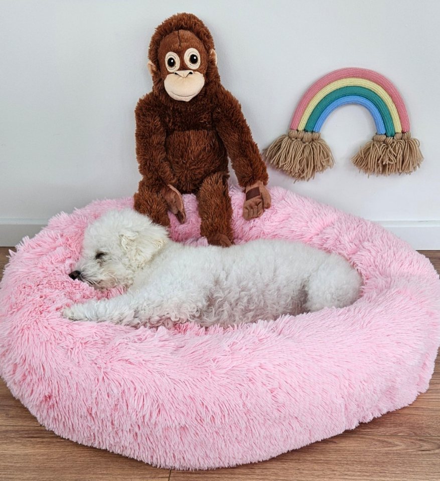 Thumbnail - Pamek Hundekorb küscheliges Tierbett Hunde-Himmel Plüsch für Hunde und Katzen, Einfache Reinigung in der Waschmaschiene.