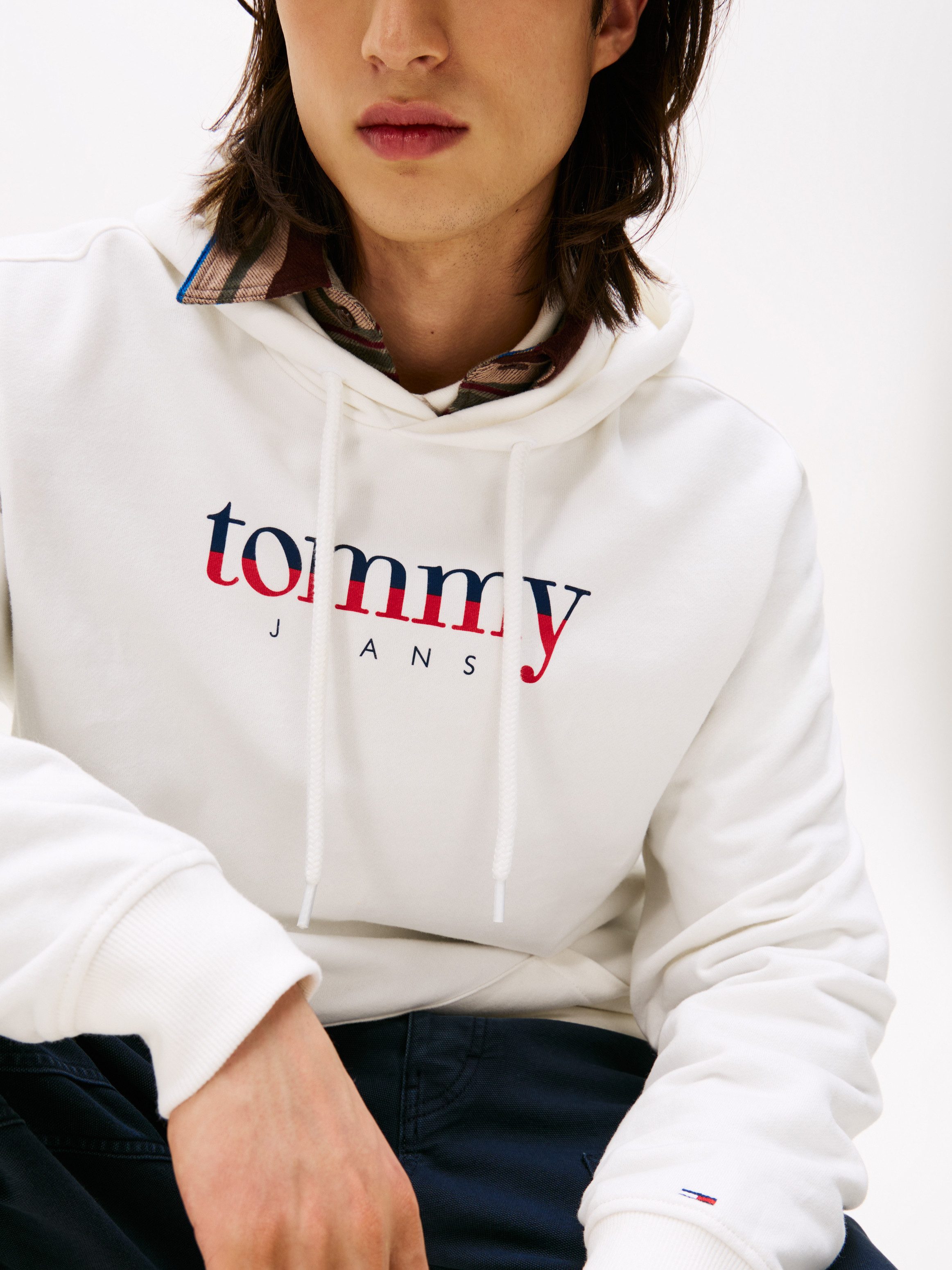 Tommy Jeans Hoodie TJM DNA Sweatshirt, Reuglar Fit, mit Logo günstig online kaufen