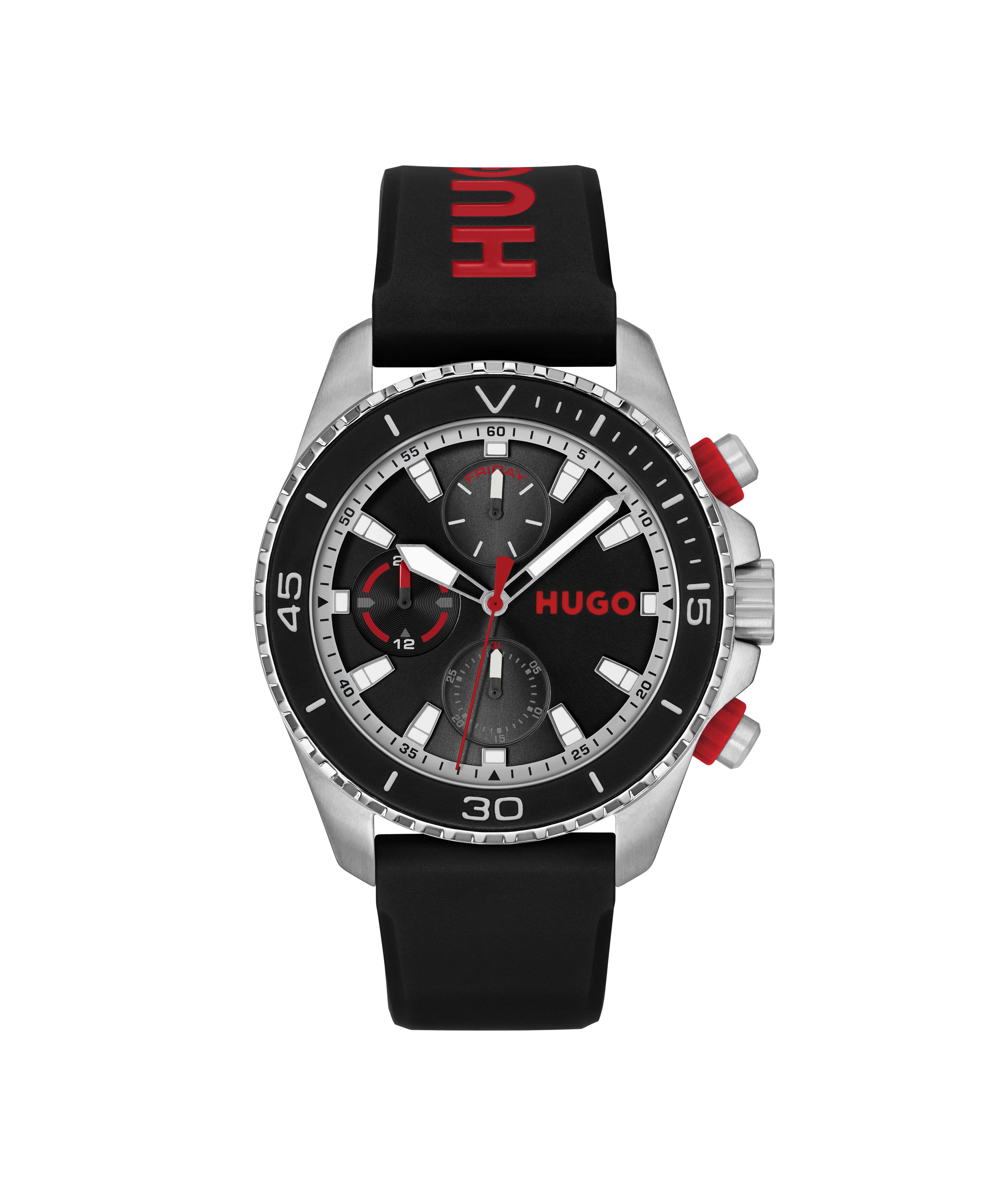 HUGO Multifunktionsuhr #DIVE 1530427, Quarzuhr, Armbanduhr, günstig online kaufen