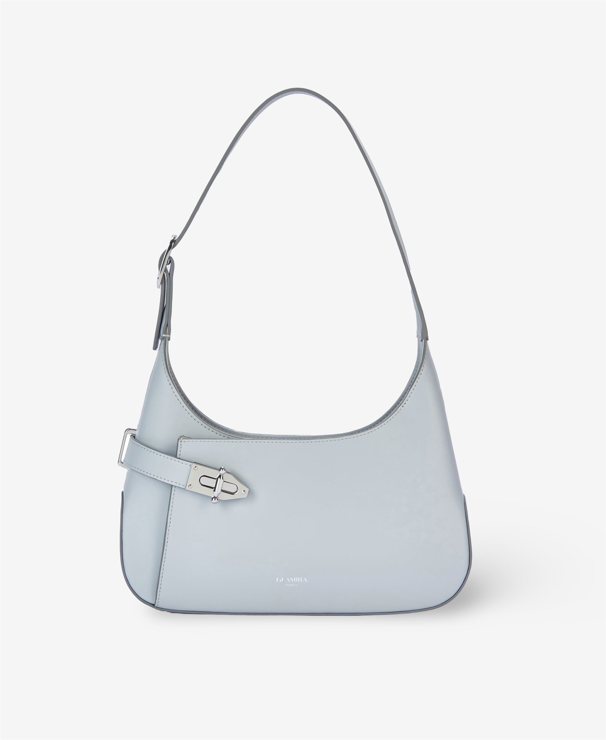 GLAMIRA Schultertasche UrbanSphere Graue Schultertasche (1-tlg), echt Leder
