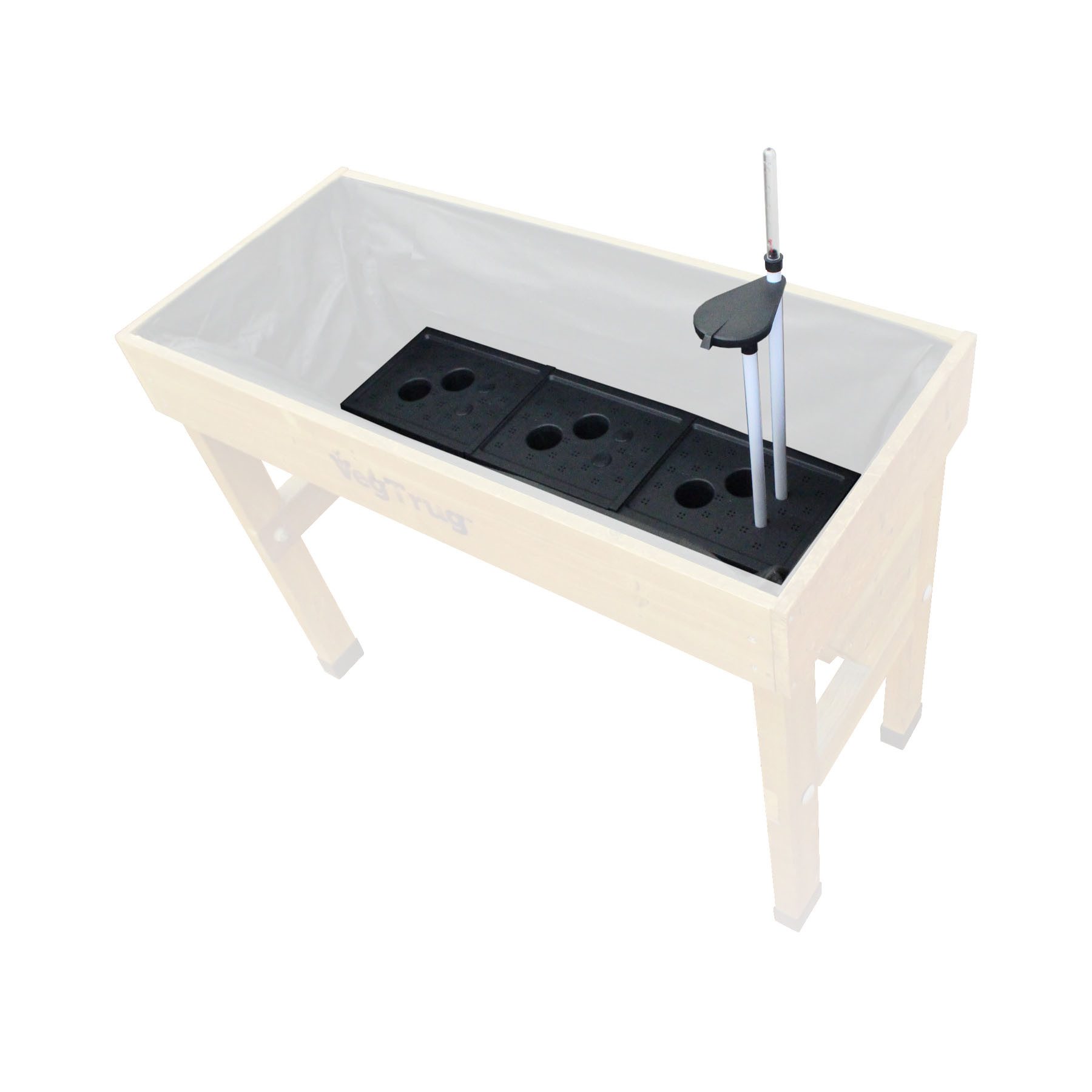 VegTrug Bewässerungssystem VegTrug® Bewässerung für Hochbeet Wall Hugger, Selbstbewässerungssystem mit Wasserstandsanzeige