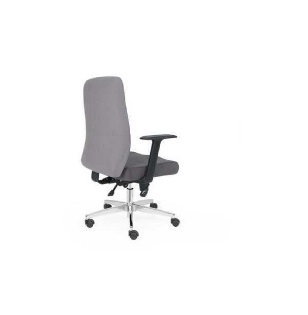 Büro Bürostuhl Executive Textil Stuhl gaming St), Made Stuhl Drehbar Grau (1 JVmoebel Bürostuhl Stuhl in Europa
