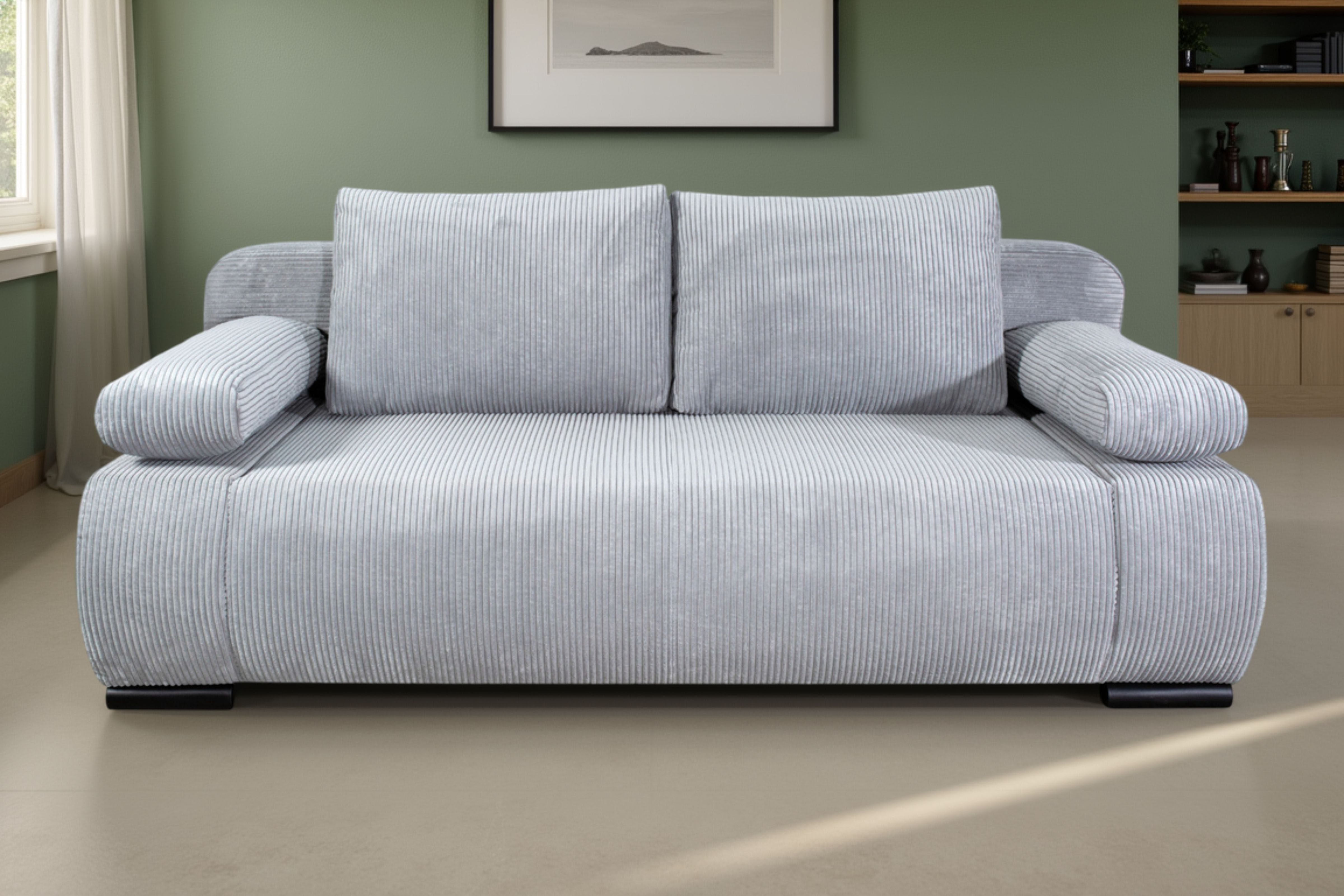 COLLECTION AB Schlafsofa Moritz B: 200 cm, Liegefl. 142x200 cm, Gästebettfunktion, frei stellbar, Wohnkomfort