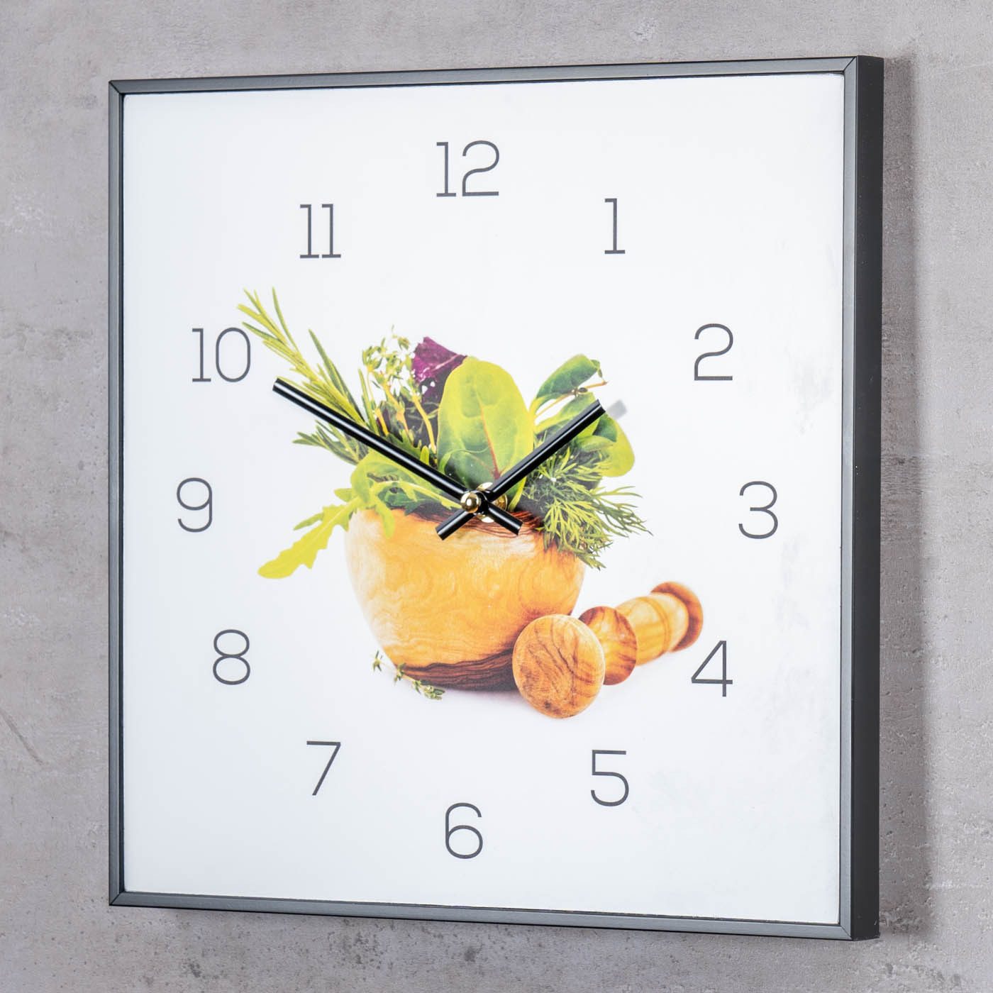 Levandeo® Wanduhr (Wanduhr 30x30cm Uhr PVC günstig online kaufen