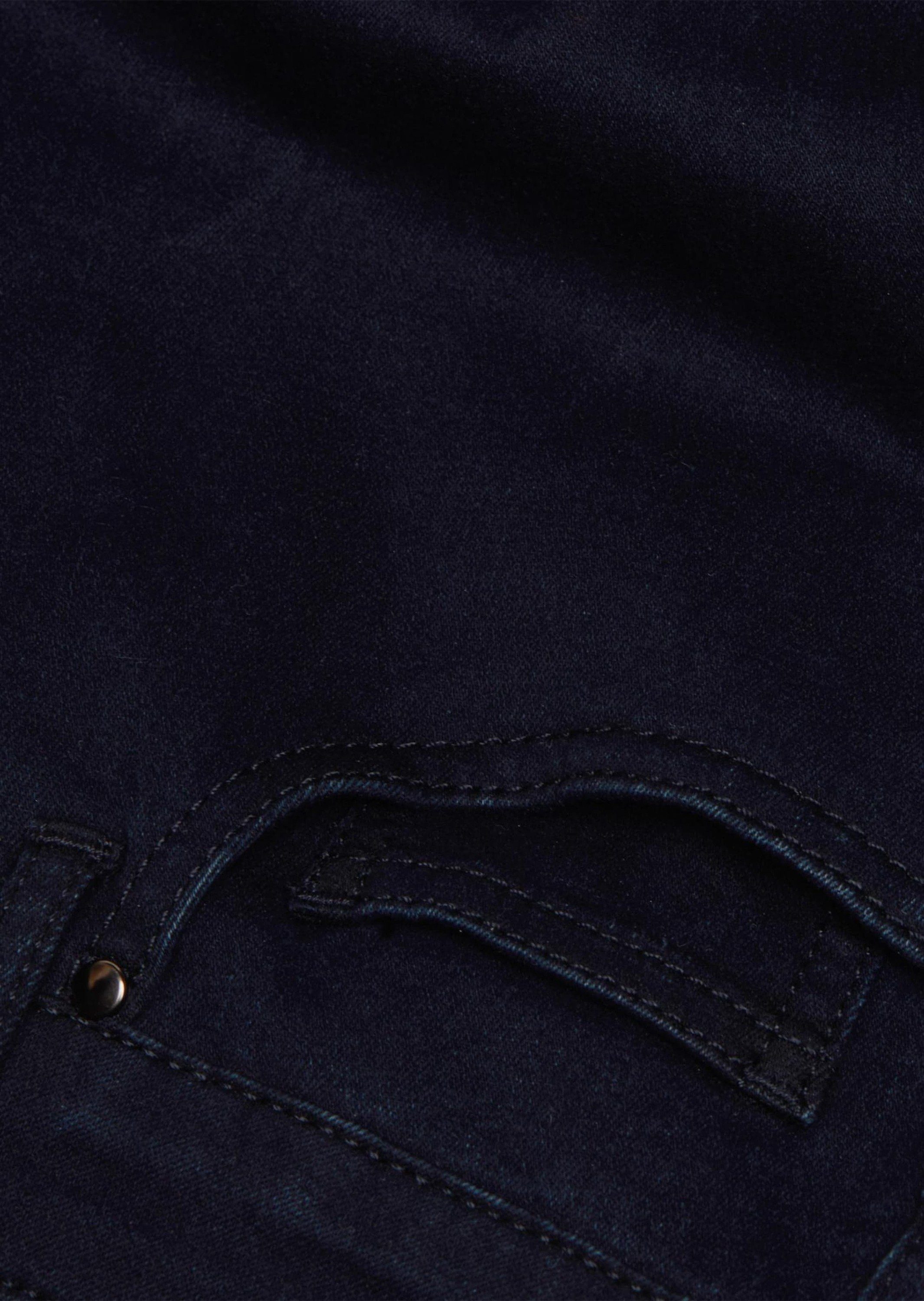 GOLDNER Bequeme Jeans Kurzgröße: Lange Freizeithose BELLA mit Formbund Slim Fit Stretch-Jeans mit hohem Komfort, Formbund