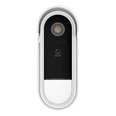 DELTACO SMART HOME WLAN Kamera für Türklingel 1920x1080 FHD 1080p MicroSD TUYA System Smart Home Türklingel (Haustür, 5 m IR-Nachtsicht, 2-Wege Audio, Bewegungssensor 100)