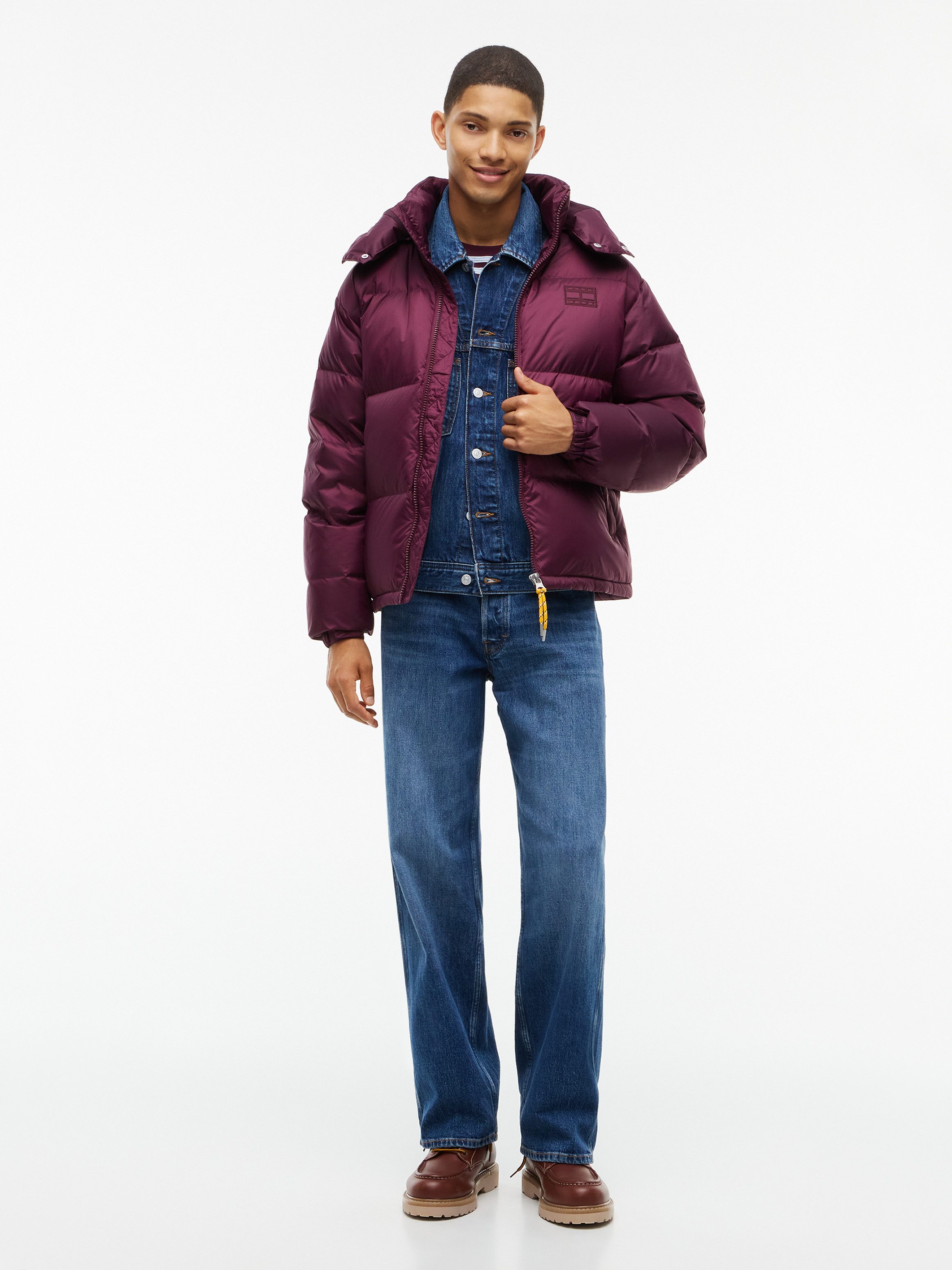 Tommy Jeans Steppjacke ALASKA DOWN PUFFER Daunenjacke Regular fit mit abnehmbarer Kapuze – Bild 5 von 5