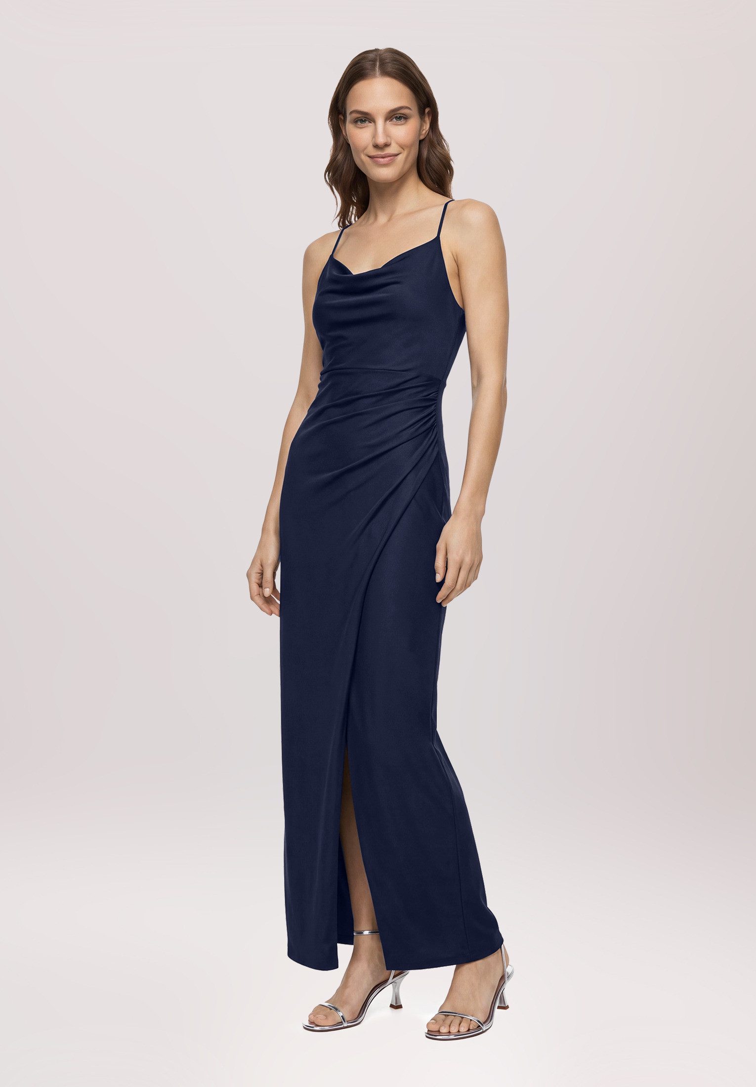 Vera Mont Abendkleid Damen figurbetont Schlitz