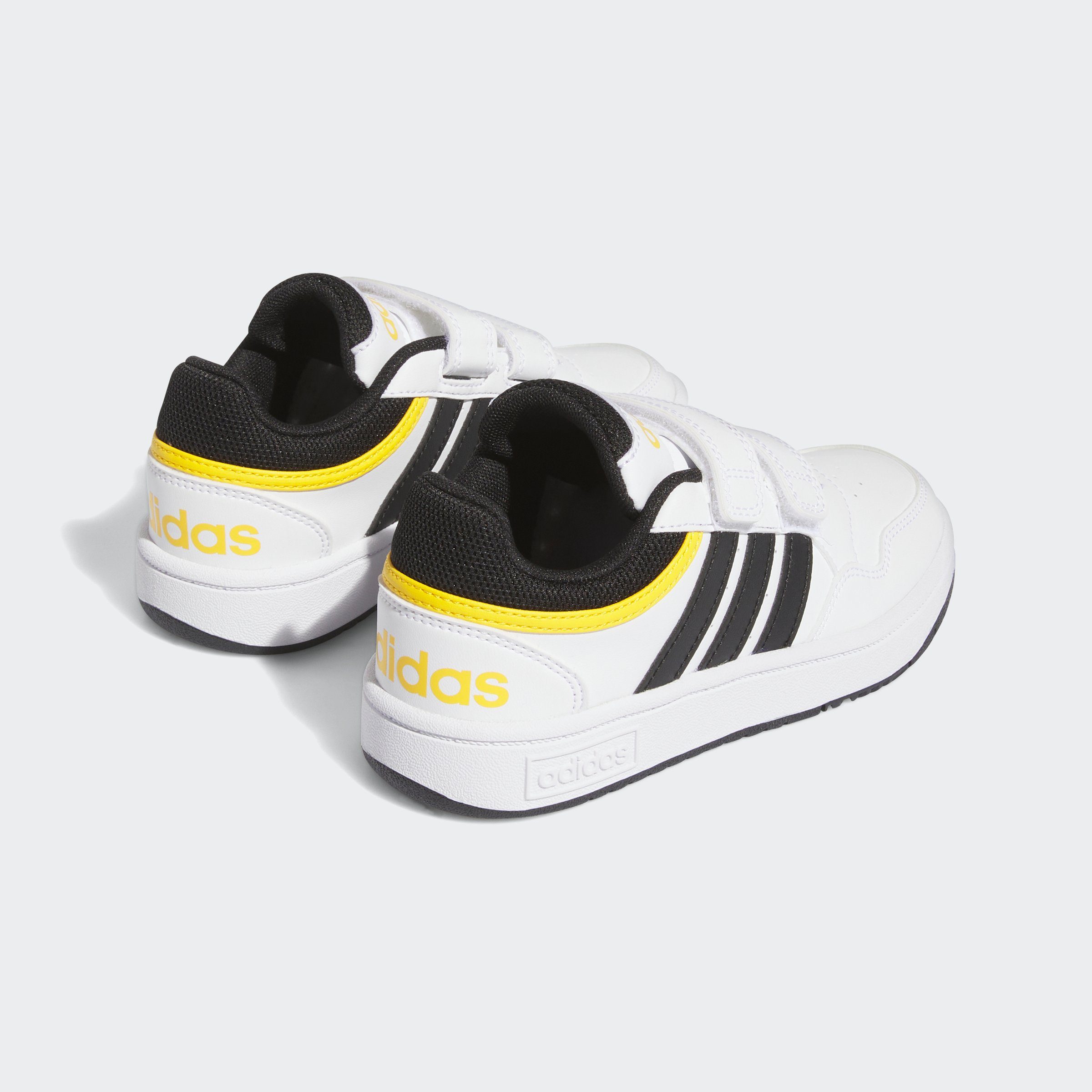 Sneaker adidas / HOOPS Core White Bold Black / Gold Sportswear Cloud