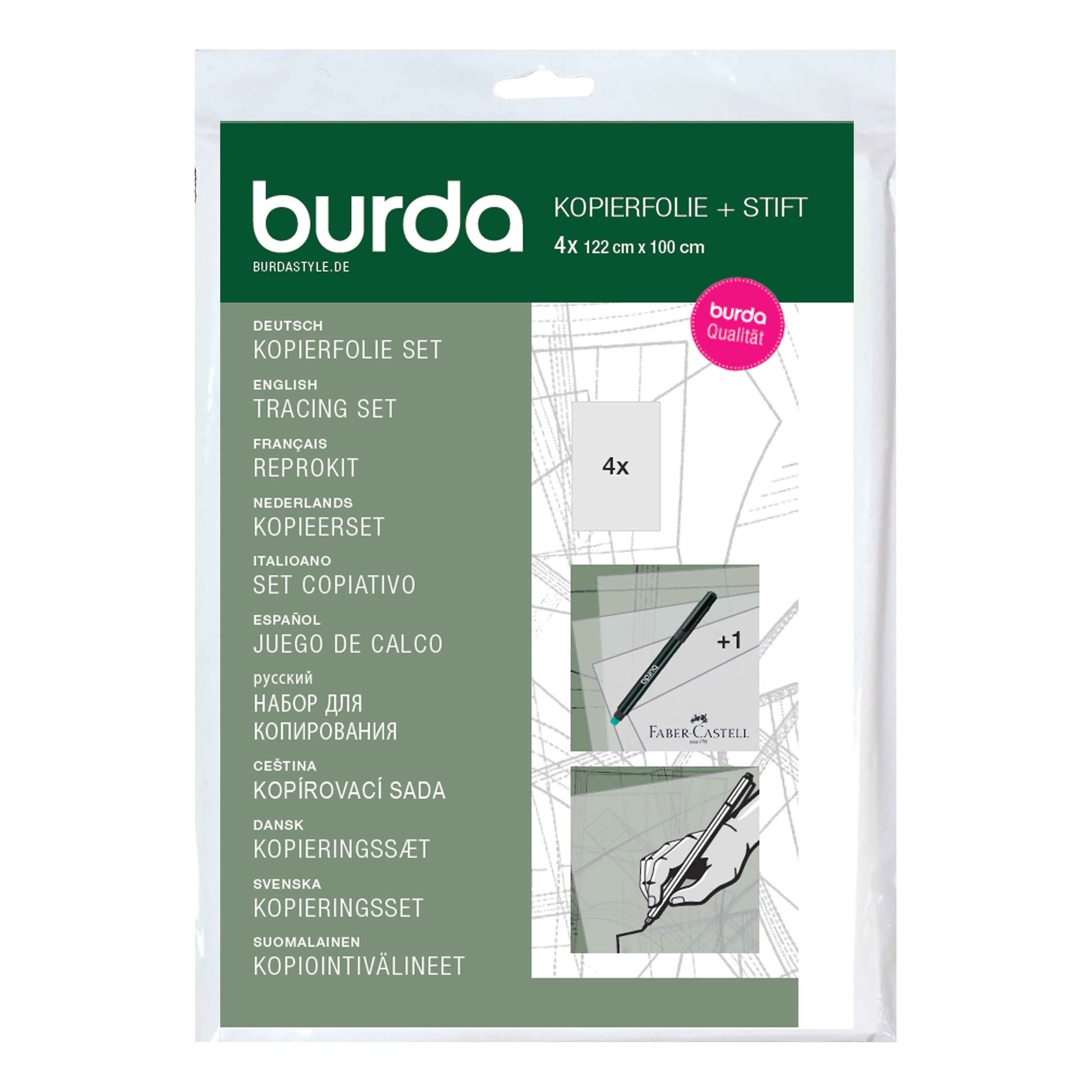 burda style Kreativset Kopierset, (5-tlg), 122 x 100 cm