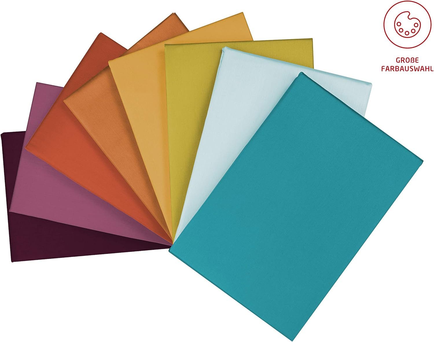fleuresse Bettwäsche Colours, 100% Baumwolle, 2 günstig online kaufen