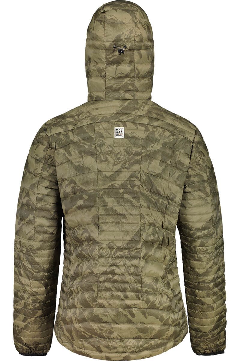 Maloja Winterjacke Winter-Daunenjacke AlmajM ReDown (winddicht, warm) camogrün Herren
