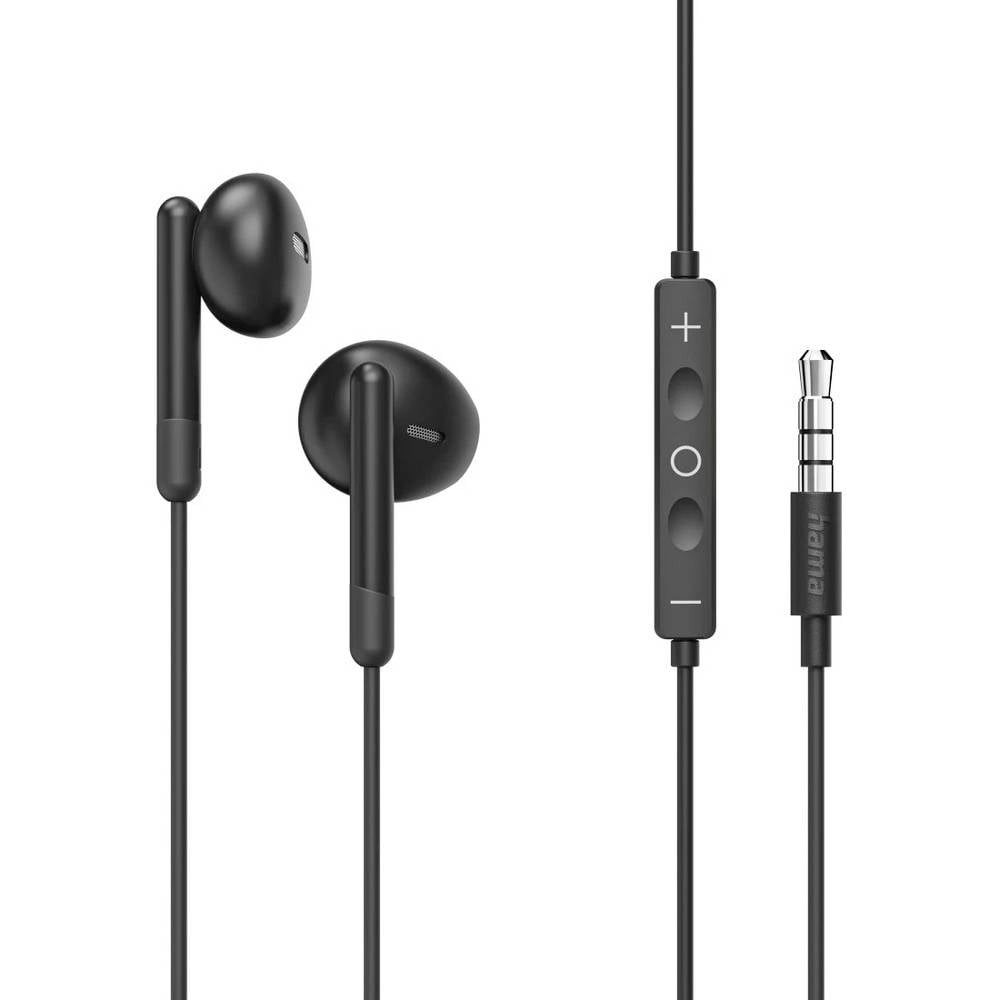 Hama Noble In Ear Kopfhörer kabelgebunden Stereo Schwarz 00221800 Kopfhörer