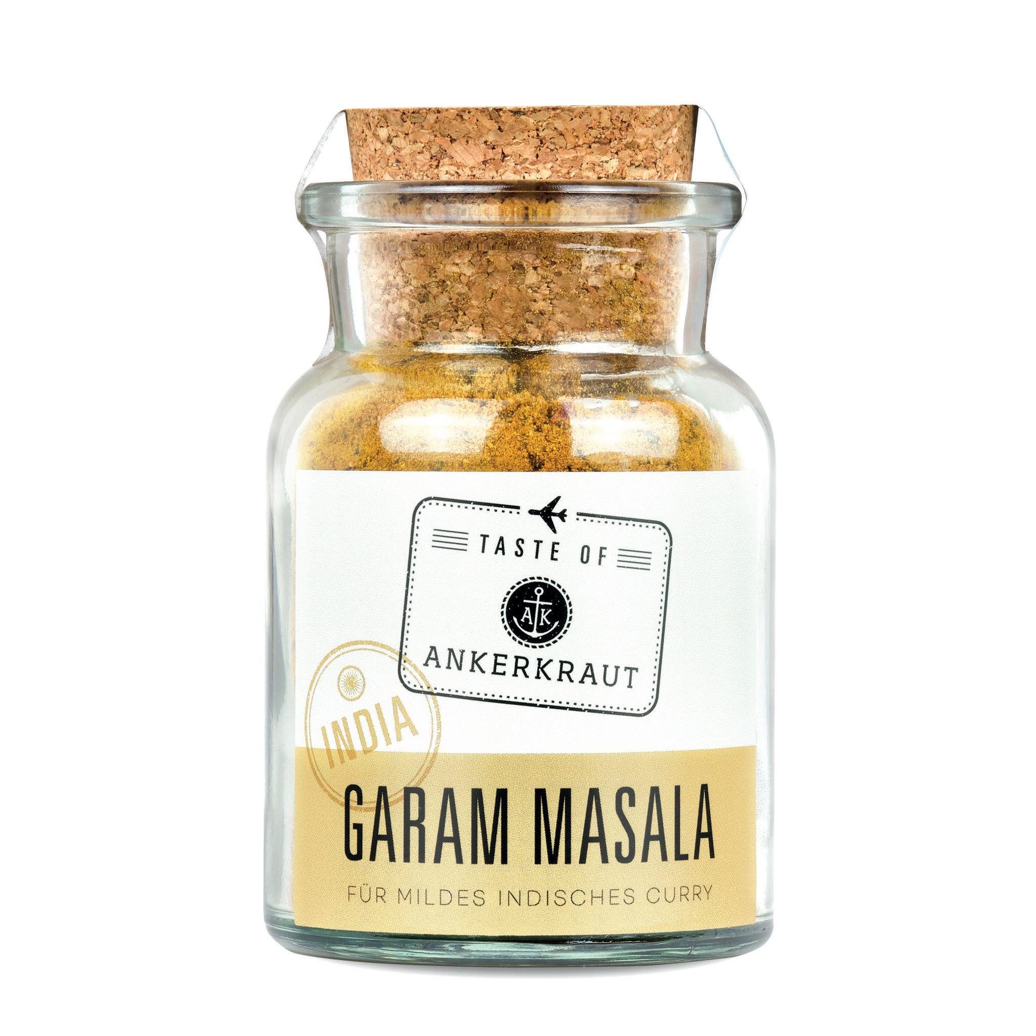 Ankerkraut Gewürz Garam Masala (Indien), Garam Masala (Indien), 65g im Korkenglas