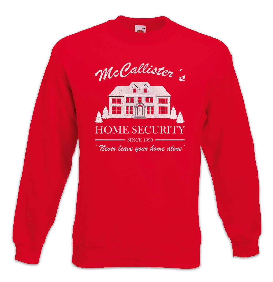 Urban Backwoods Sweatshirt McCallister Home Security Sweatshirt Zuhaus Kevin Alone Allein X-Mas (1-tlg) Christmas Weihnachten Movie Film