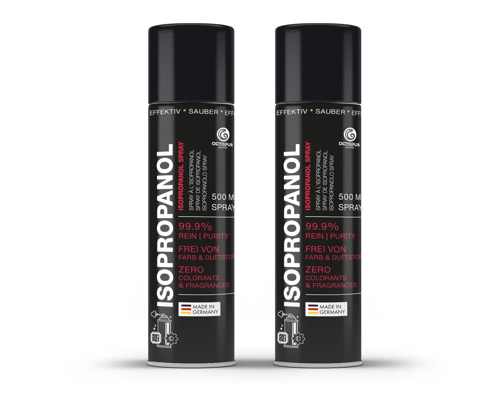 99,9% Isopropanol Spray, Reiniger und Fettlöser Nachfülltinte
