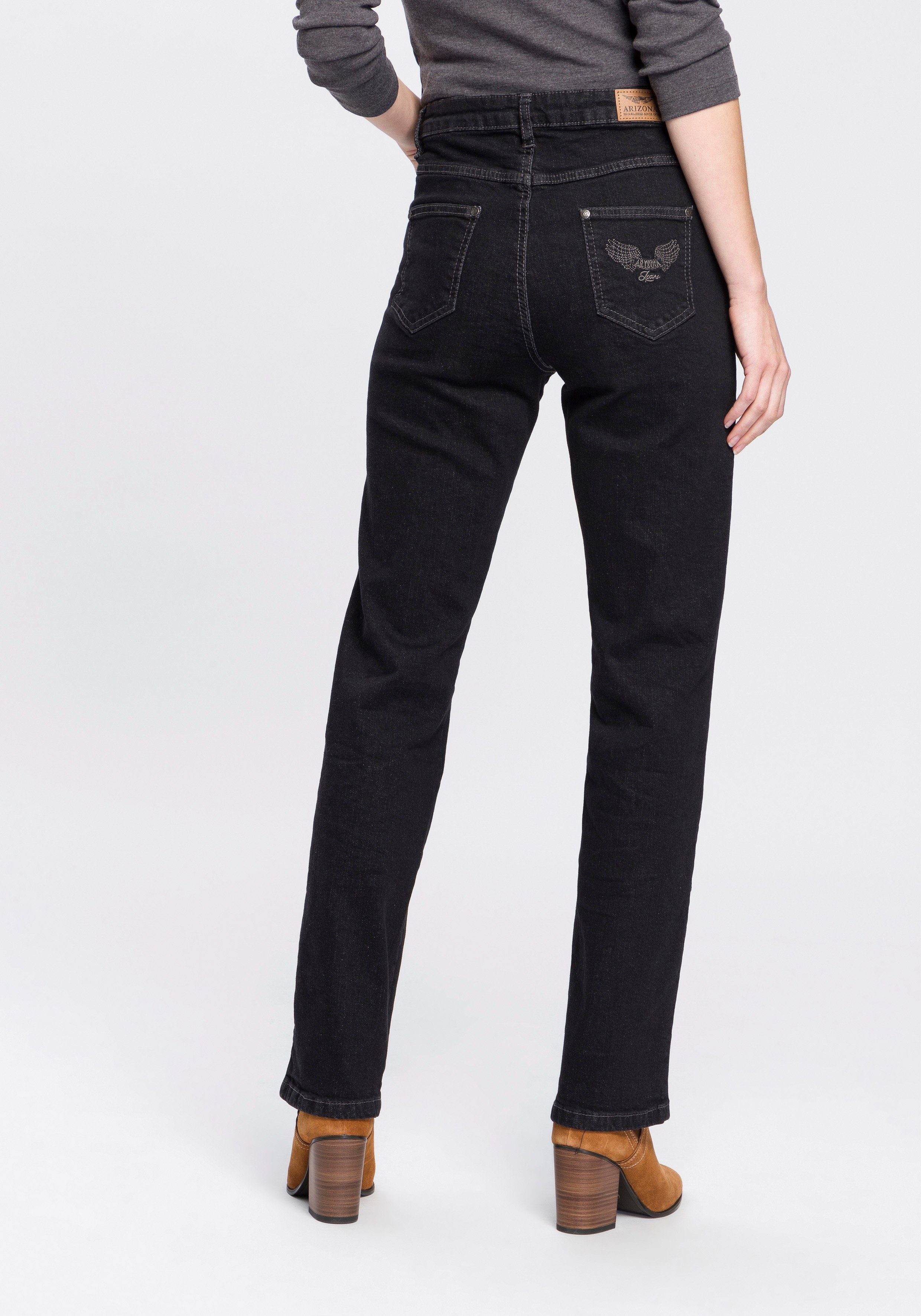 Arizona Gerade Jeans Comfort-Fit High Waist