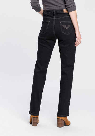 3x1 Denim Klassische Ballonjeans in Schwarz Damen Bekleidung Jeans Jeans mit gerader Passform 
