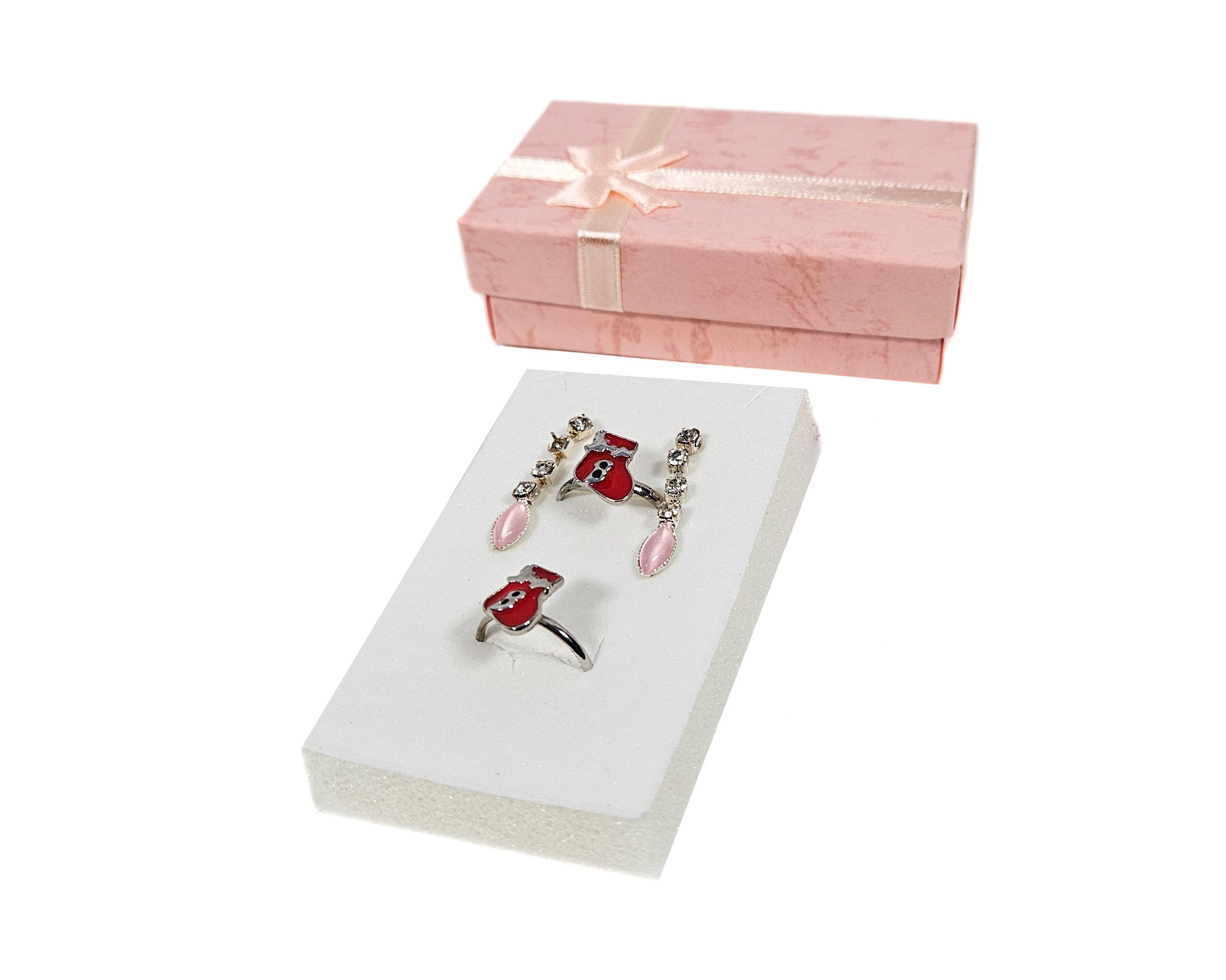 Yudu Schmucketui 10 stück Schmuckbox Geschenkbox für Kette Ringe Ohrstecker