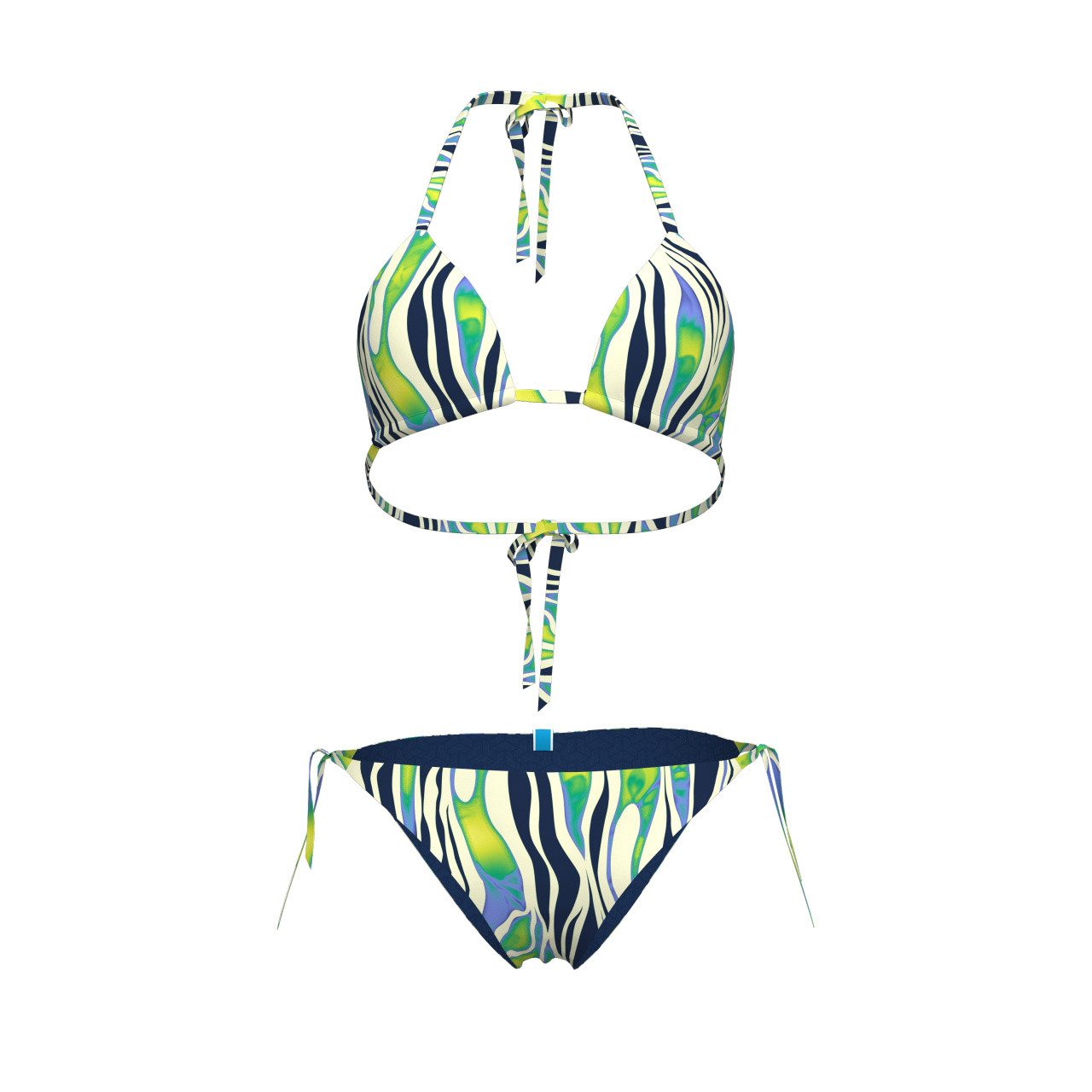 Arena Triangel-Bikini WOMEN'S ARENA WATER PRINT STRING BIKINI TRIANGLE ZEBRA
