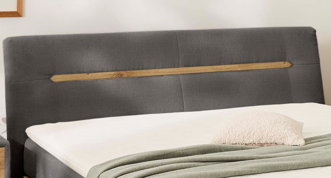 Jockenhöfer Gruppe Boxspringbett Hetty erhältlich in der Größe 180x200cm, schwebende Optik, 7-Zonen-Matratze, Topper, mehrere Härtegrade wählbar