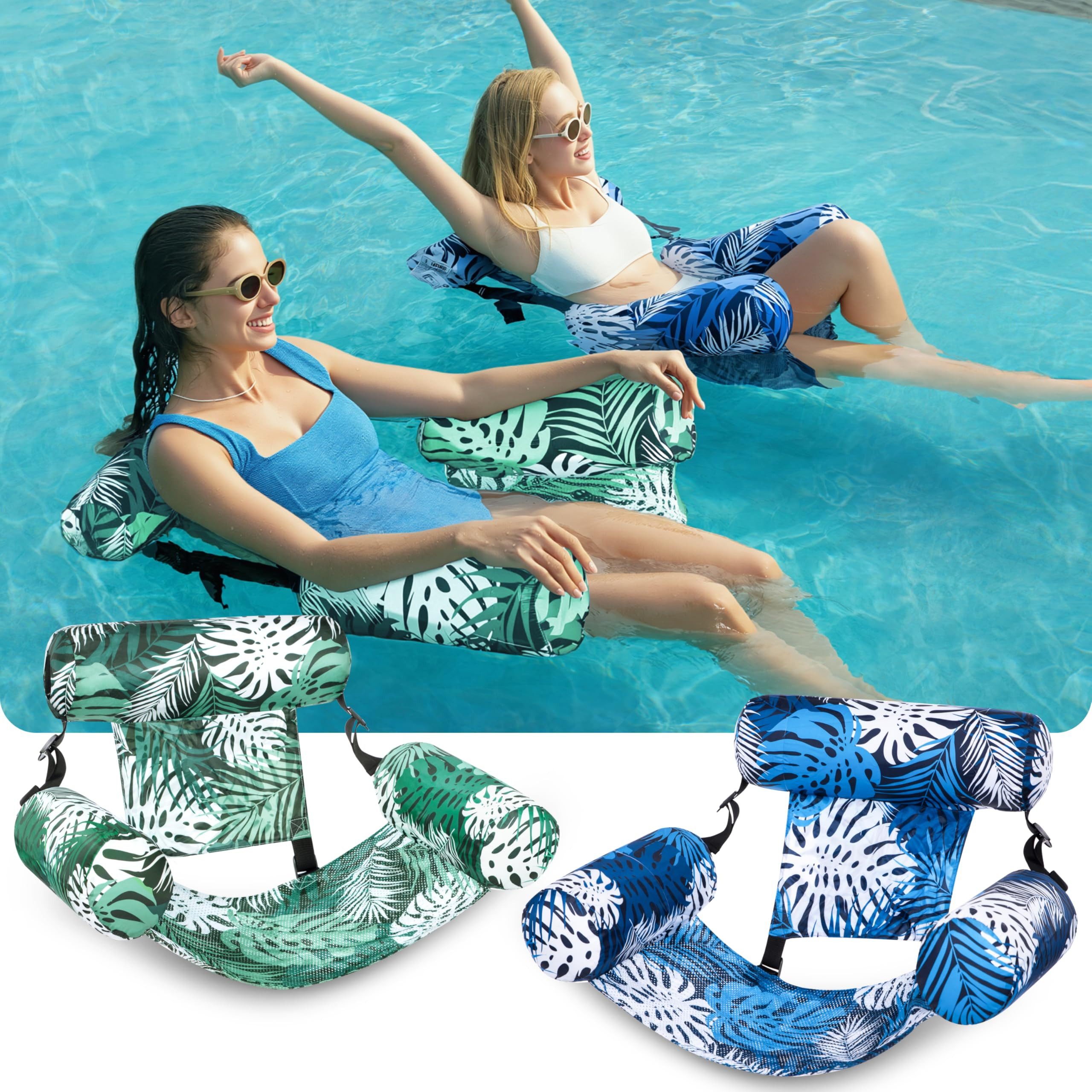 sloosh Luftmatratze SLOOSH Aufblasbare Wasser Pool Luftmatratze für Erwachsene