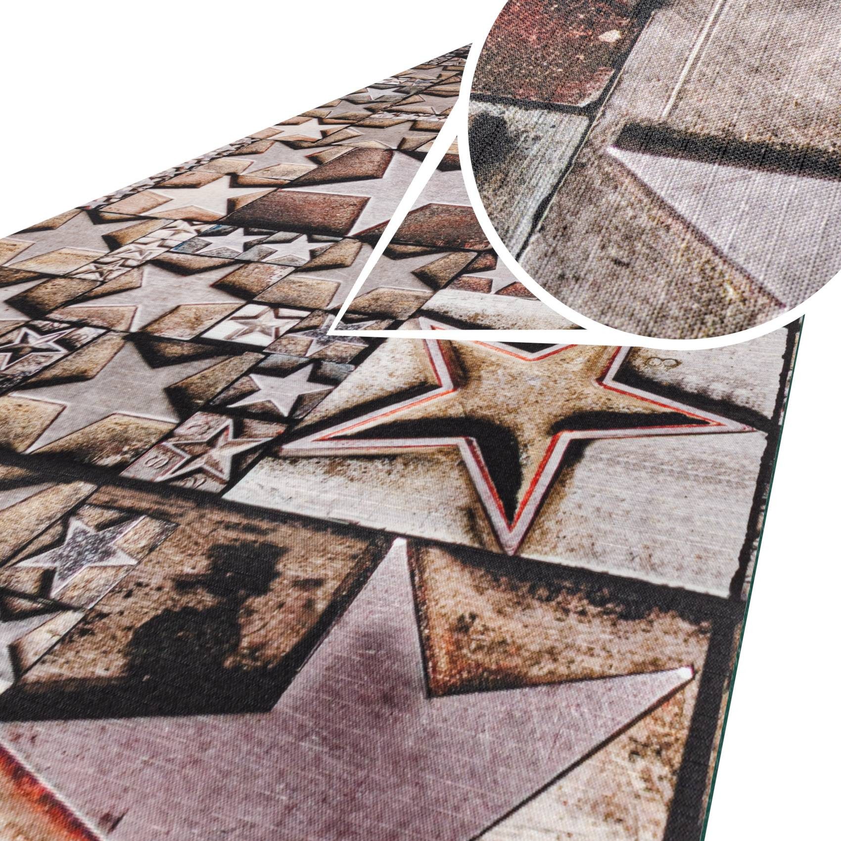 ANRO Küchenläufer Hochwertig GreenLine Flurläufer Teppichläufer Textil, Eckig, Höhe: 3 mm, Textil