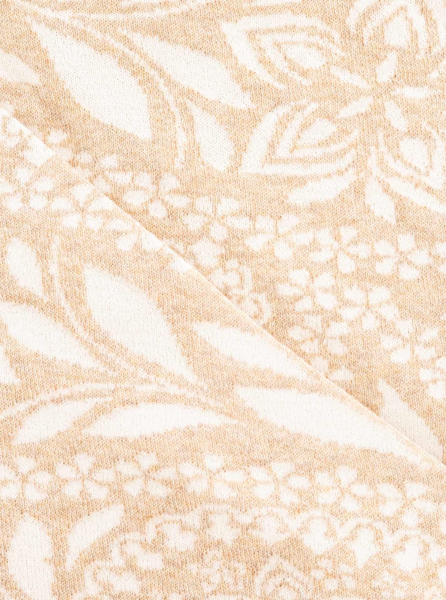 Zwillingsherz Dreieckstuch "Paisley Blätter", blumiges Muster, tolles Accessoire, vielseitig tragbar – Bild 3 von 3