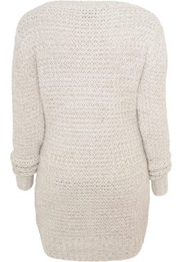 URBAN CLASSICS Rundhalspullover Urban Classics Damen Ladies Long Wideneck Sweater (1-tlg)