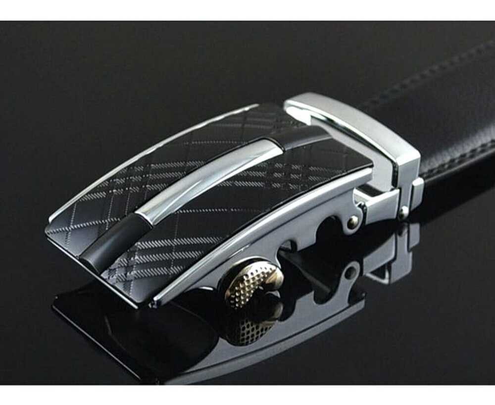 LOFTY Ledergürtel Automatikgürtel Herren, Ledergürtel, Herren Gürtel Leder, Herrengeschenk, 3,5 cm breit, kürzbar, Automatik Gürtel
