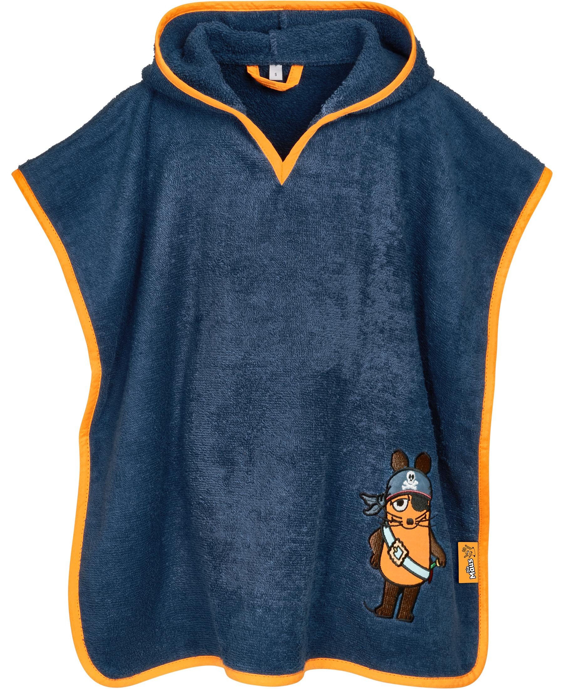 Playshoes Badeponcho Frottee-Poncho DIE MAUS Pirat