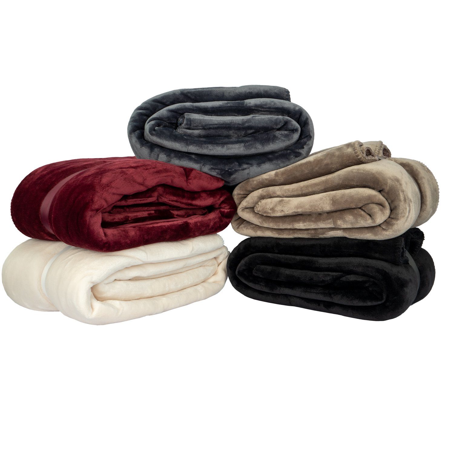 Wohndecke Flanell und Sherpa, VIVA Home, günstig online kaufen