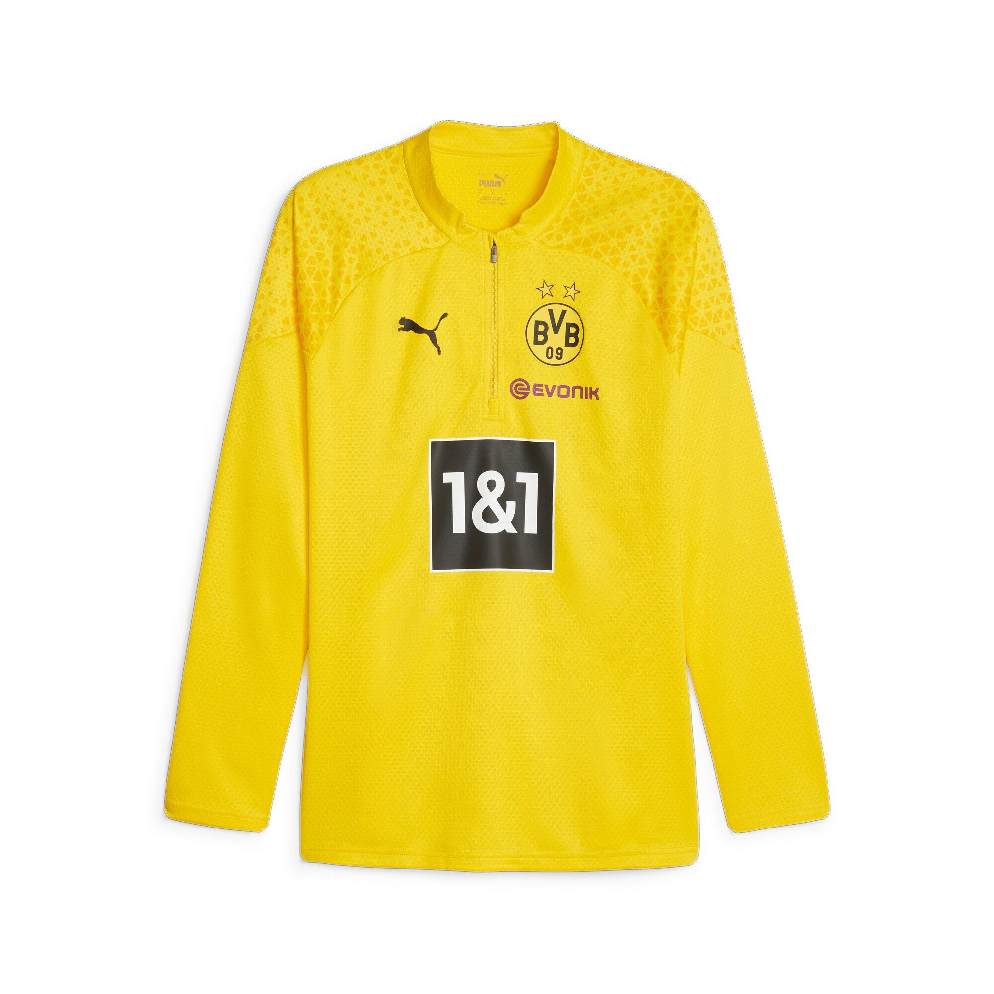 PUMA Trainingsshirt Borussia Dortmund Fußball-Trainings-Top mit Cyber Yellow Black