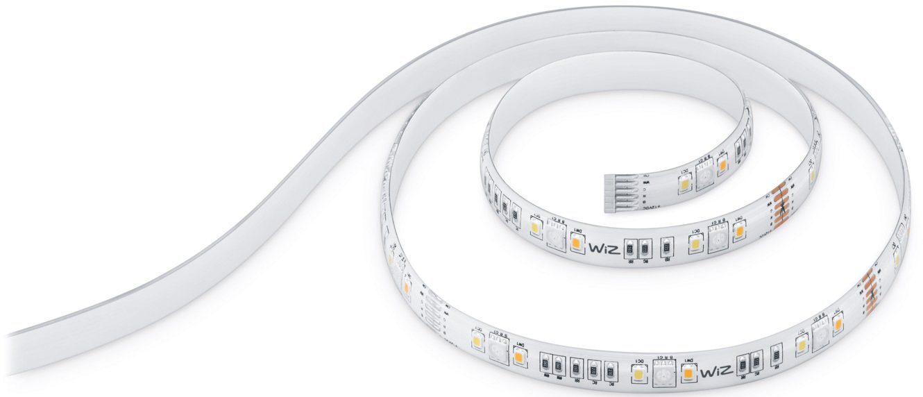 WiZ LED Stripe White&Color Lightstrip 1m Extension 880lm Einzelpack, vielfältiges und flexibles Lichterlebnis für Ihr Zuhause