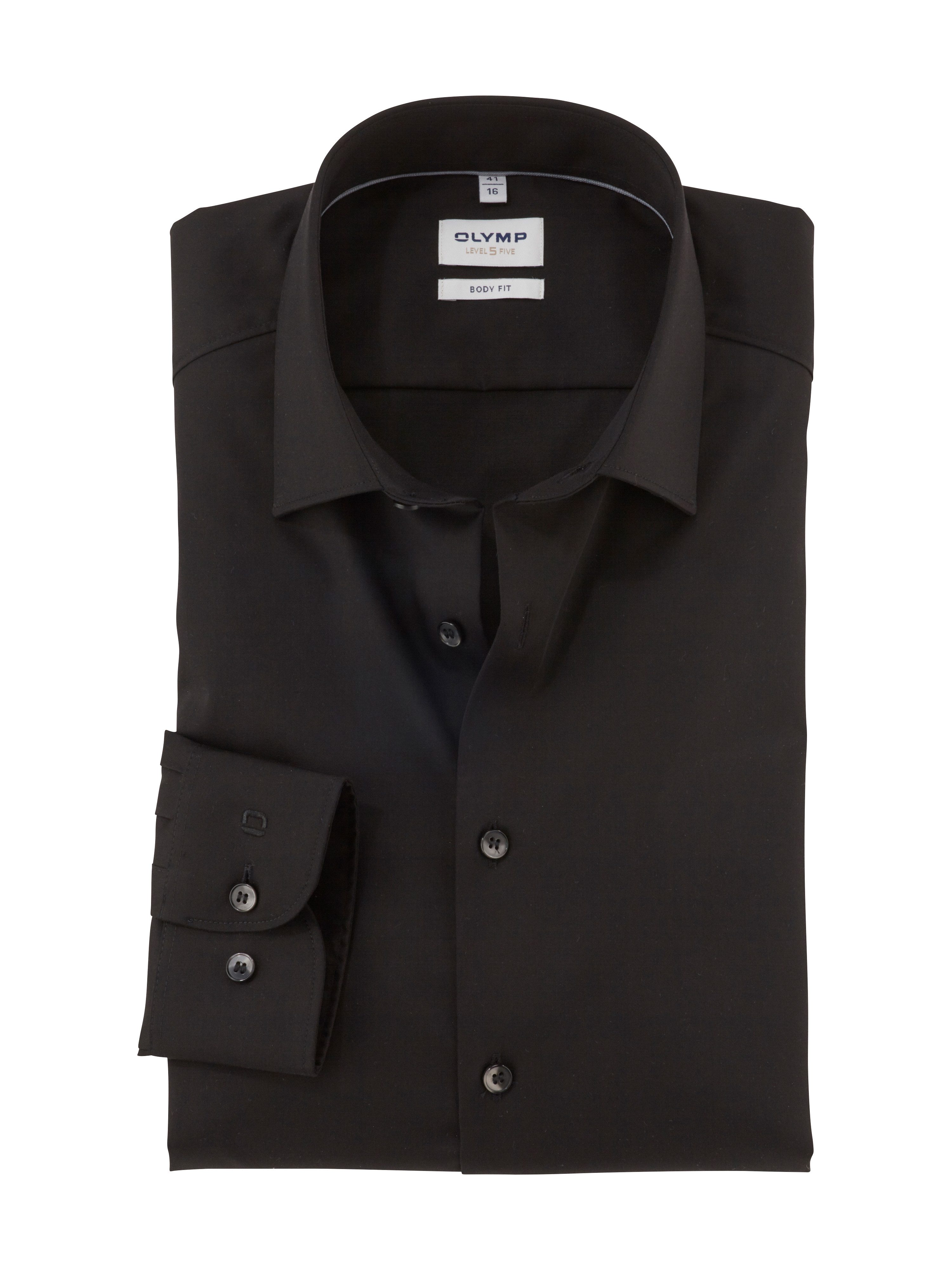 OLYMP Businesshemd Level Five body fit schlichtes Design günstig online kaufen