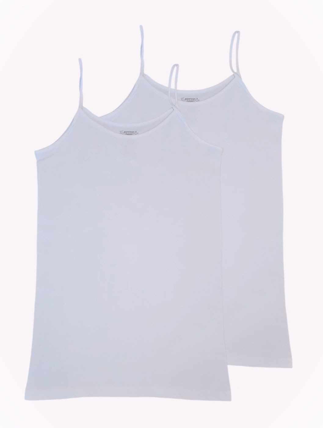 Toker Collection® Achseltop Damen Top mit Spaghettiträger 2 Stück (Packung, günstig online kaufen