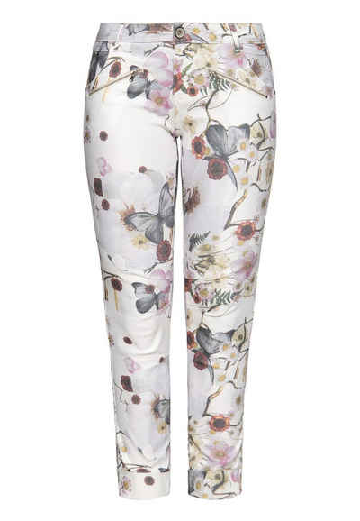 ATT Jeans Stoffhose Lola mit floralem All-Over-Print