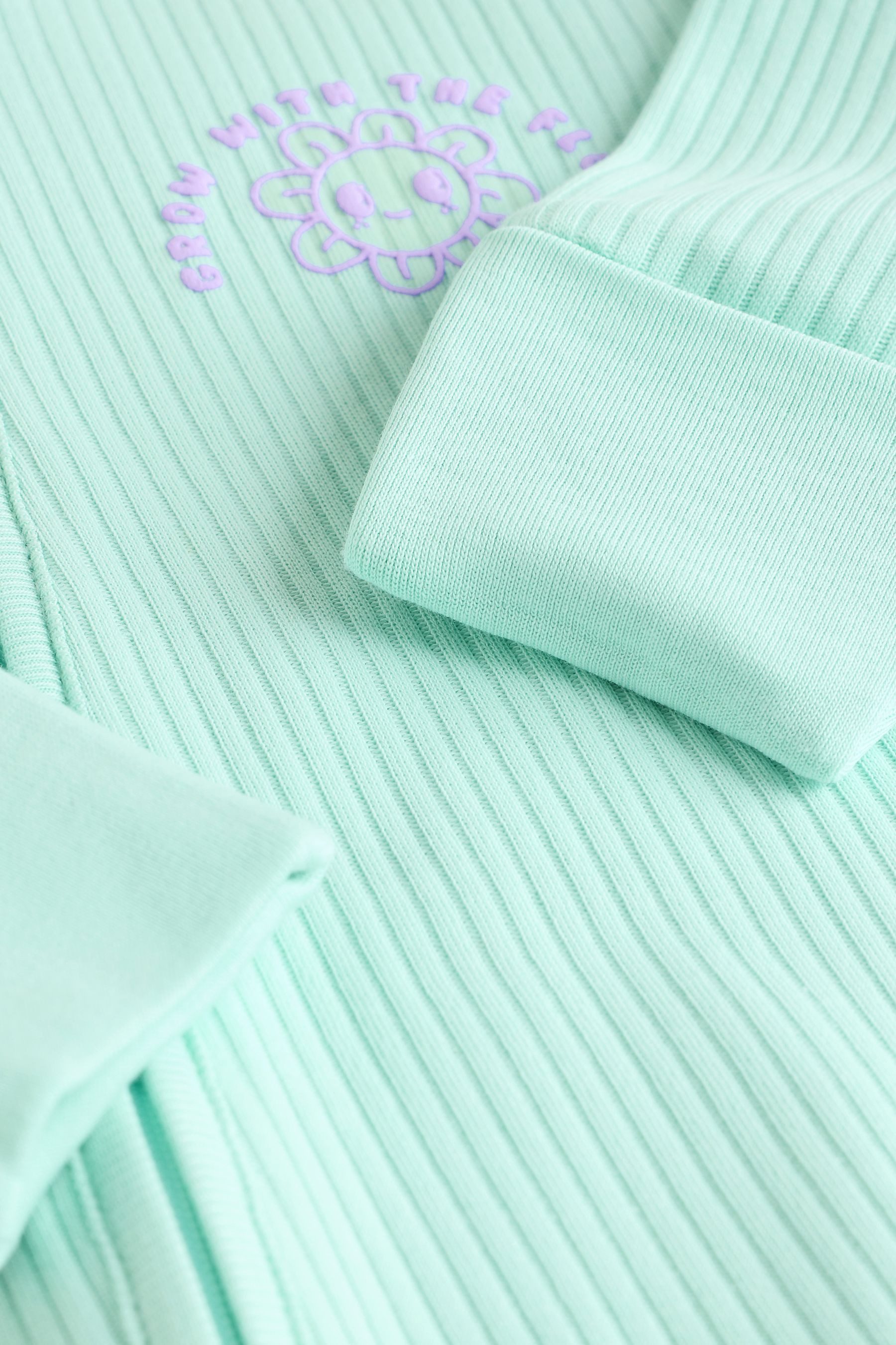 Next Schlafoverall Fußlose Baby-Schlafanzüge mit RV, 3er-Pack (3-tlg)