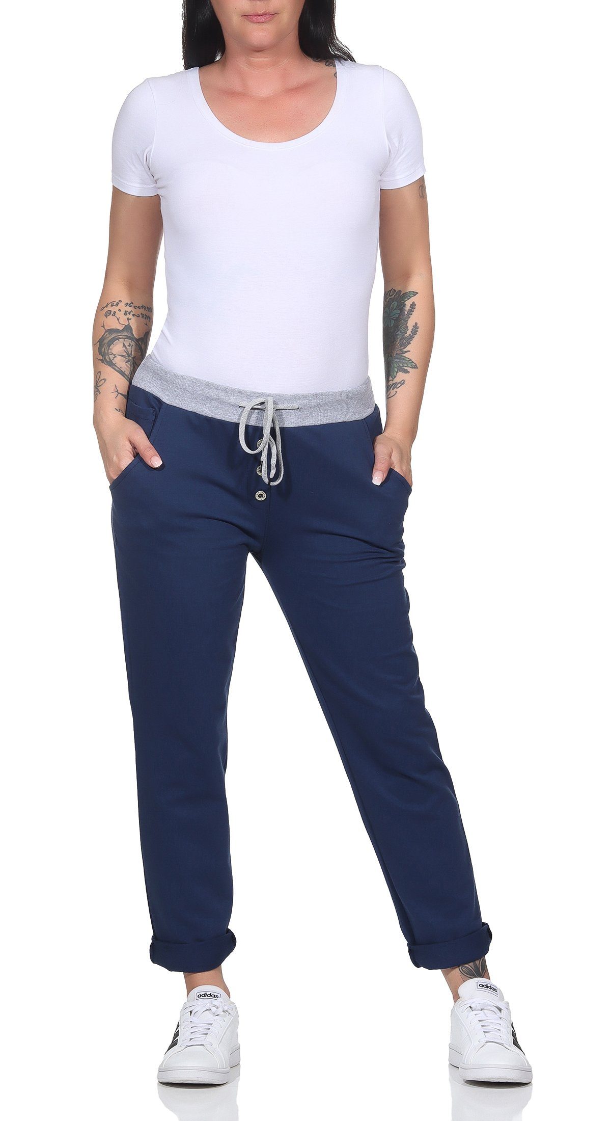 CLEO STYLE Jogginghose Damen Jogginghose 4030 günstig online kaufen