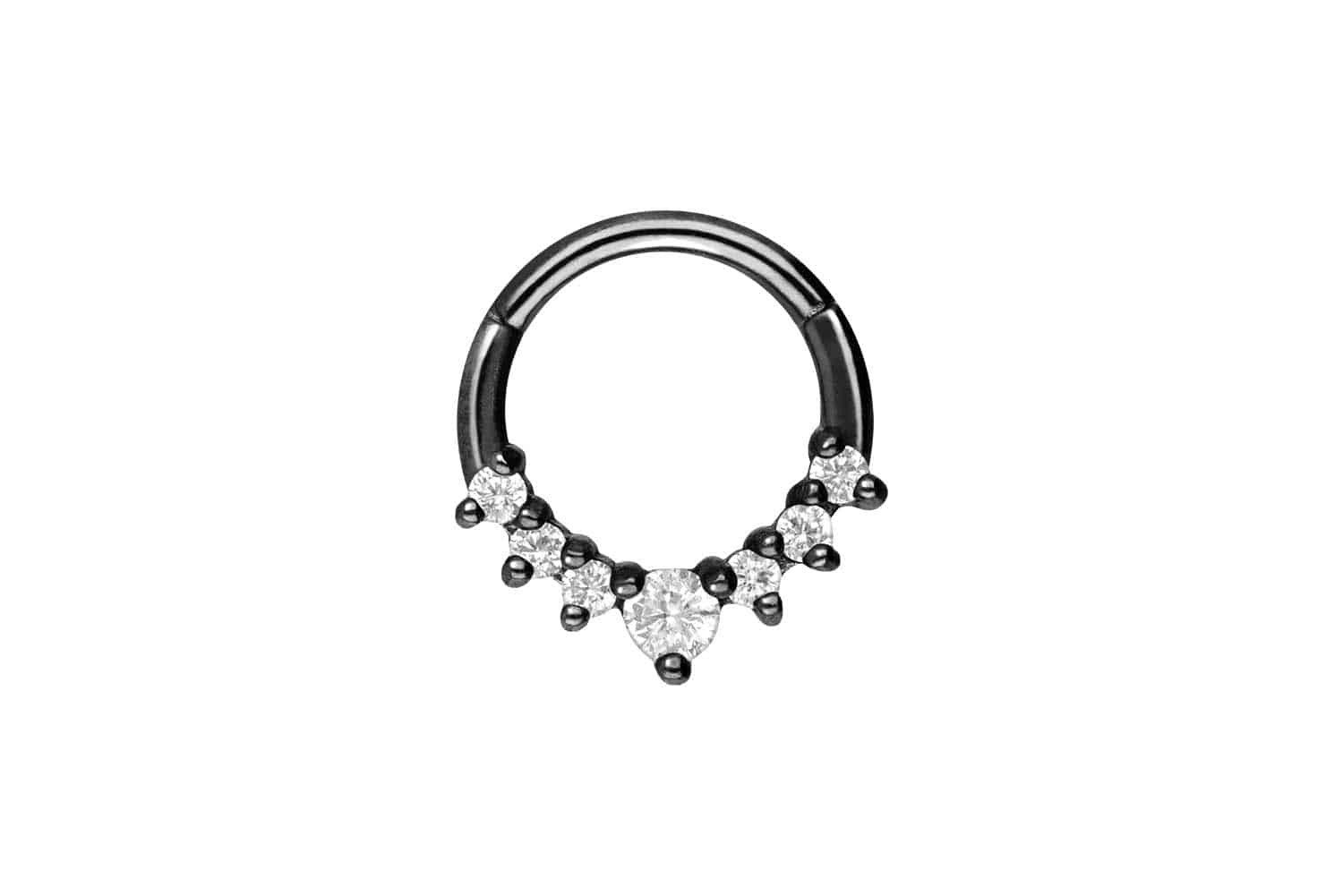 PIERCINGLINE Piercing-Set Chirurgenstahl Segmentring Clicker 7 günstig online kaufen