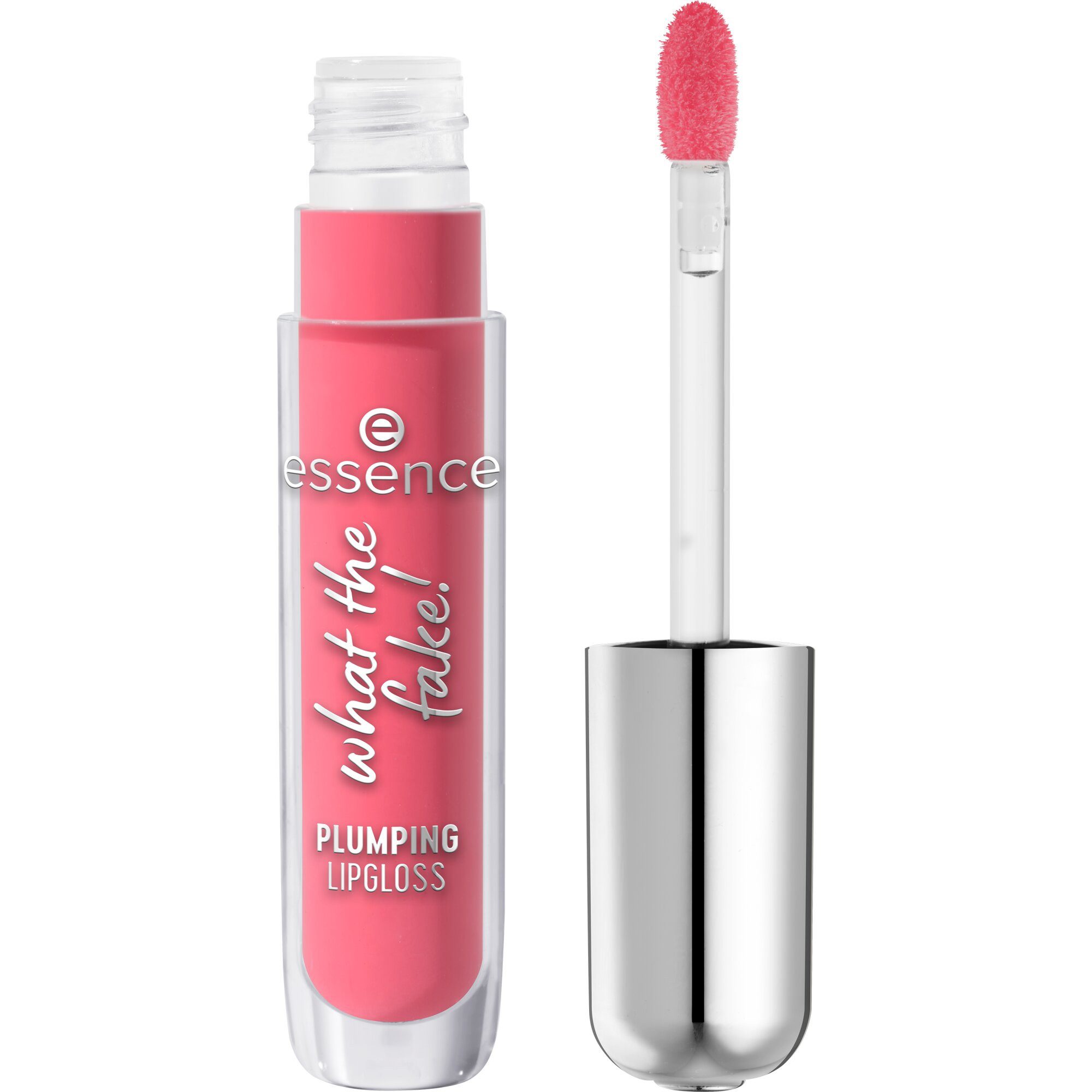 Essence Lip-Booster WHAT THE FAKE! PLUMPING LIPGLOSS, 3-tlg., für ein hochglänzendes Finish