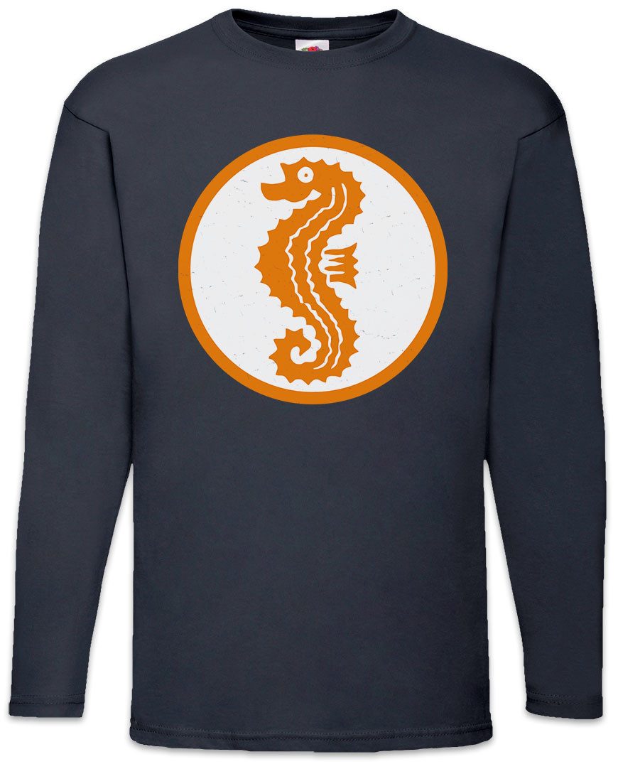 Langarmshirt Schwimmabzeichen Langarm T-Shirt Sea Horse Seepferdchen Seahorse