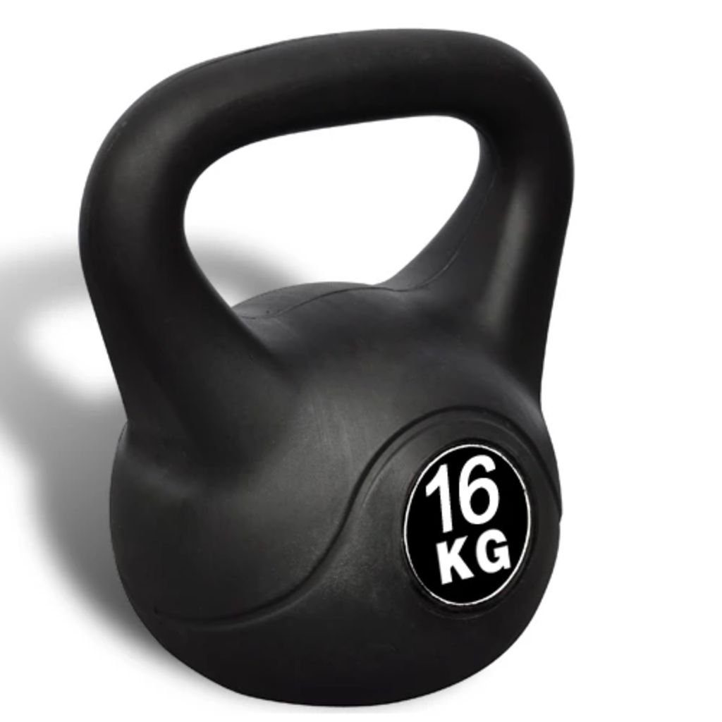 16KG Trainingshantel Gewicht vidaXL Hantel Kugelhantel Kettlebell