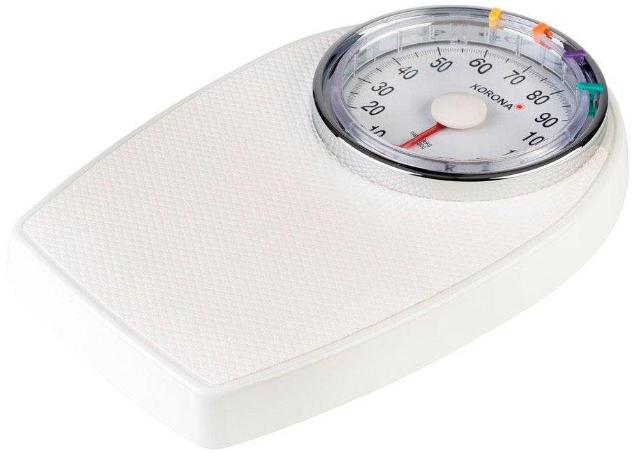 KORONA Personenwaage 76888 Hugo, sehr grosse Trittfläche und Anzeige