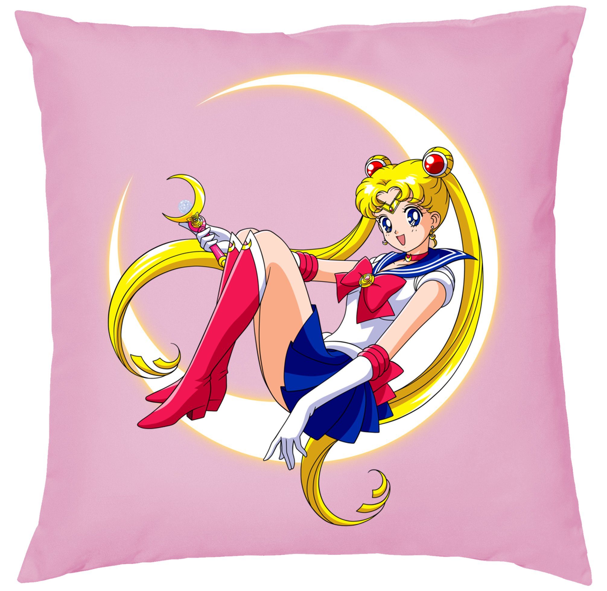 Blondie & Brownie Dekokissen Fun Comic Sailor Moon Anime Manga Rosa