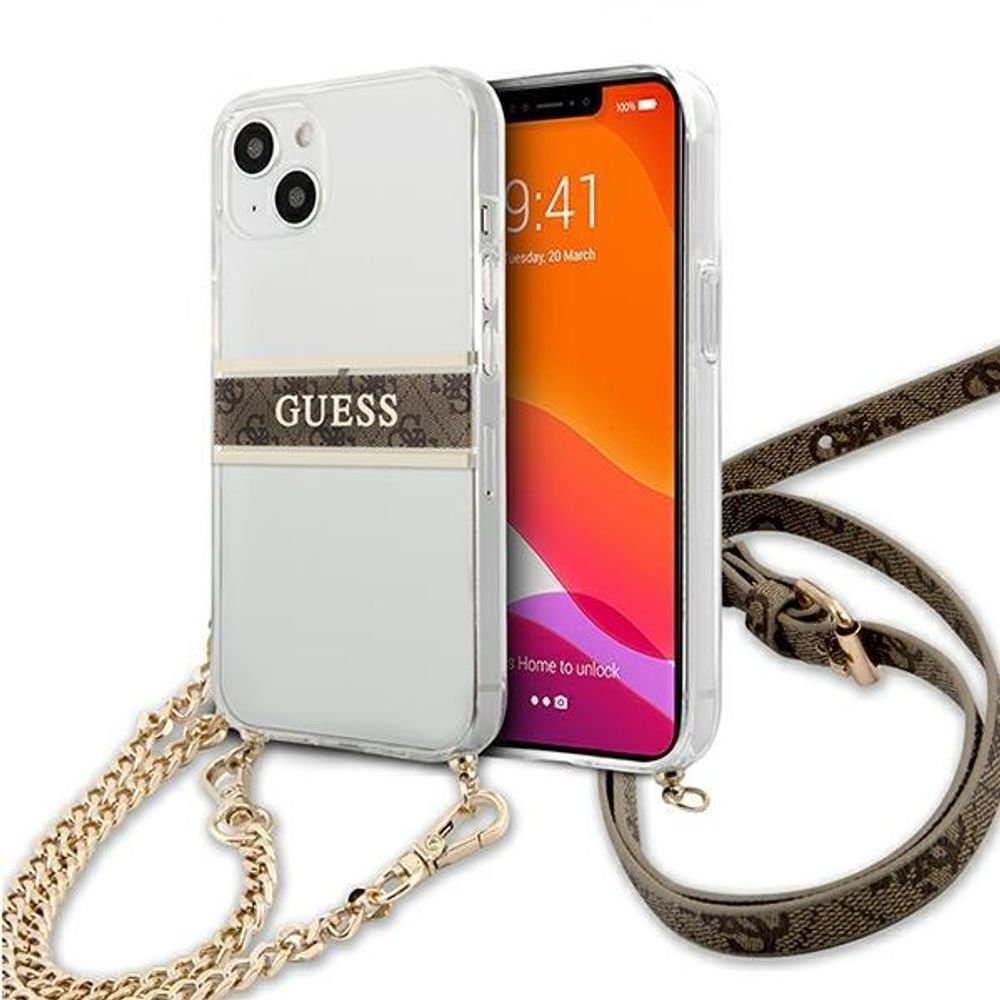 Guess Handyhülle Guess GUHCP13SKC4GBGO iPhone 13 mini 5,4 Transpare