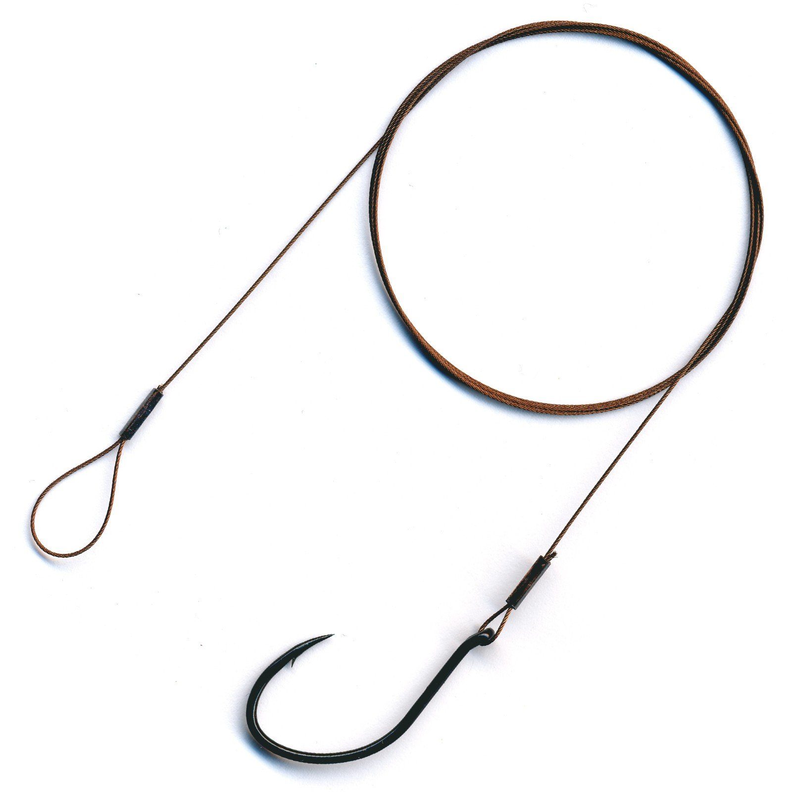 flexonit Vorfachschnur, 40 m Länge, flexonit MASTERSERIE 40cm 0,36mm 5/0 Stahlvorfach