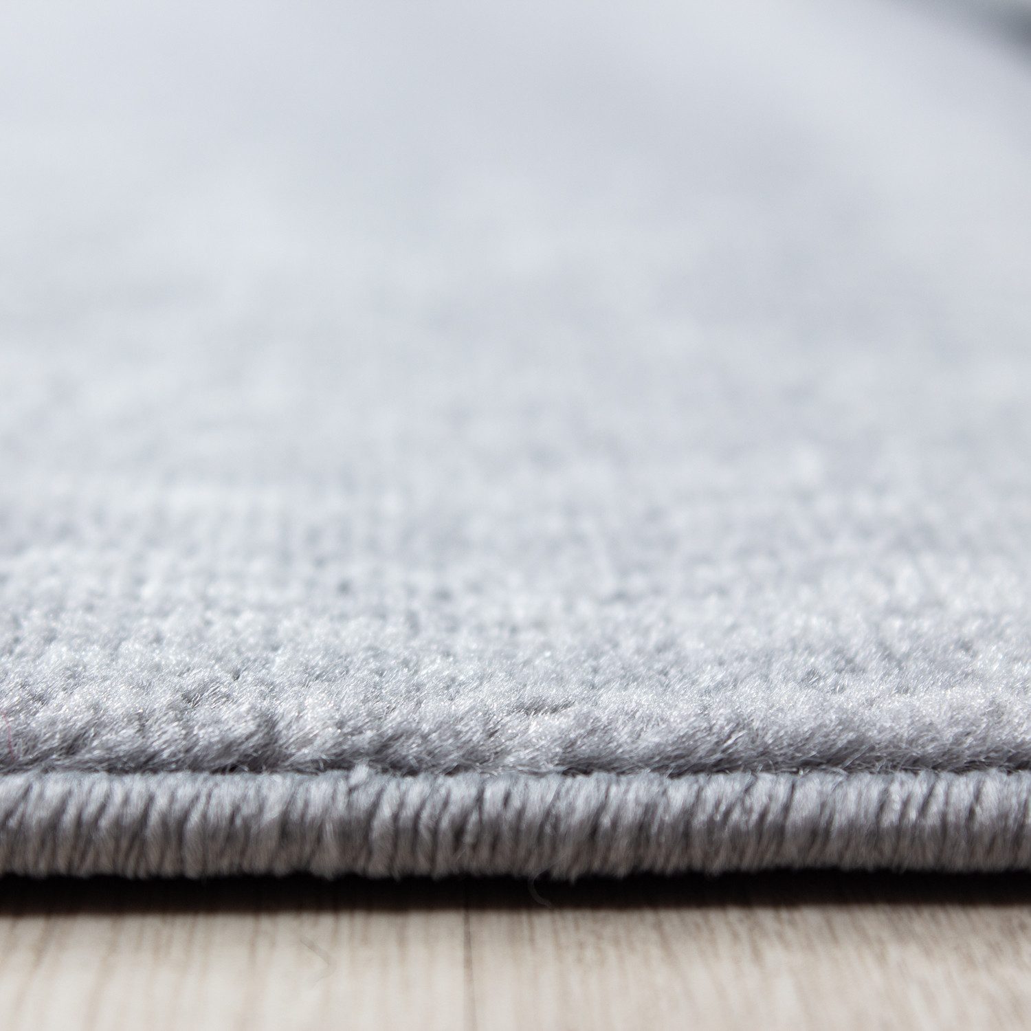 Carpettex Kurzflor-Bettumrandung Steindesign, Höhe 6 mm, günstig online kaufen
