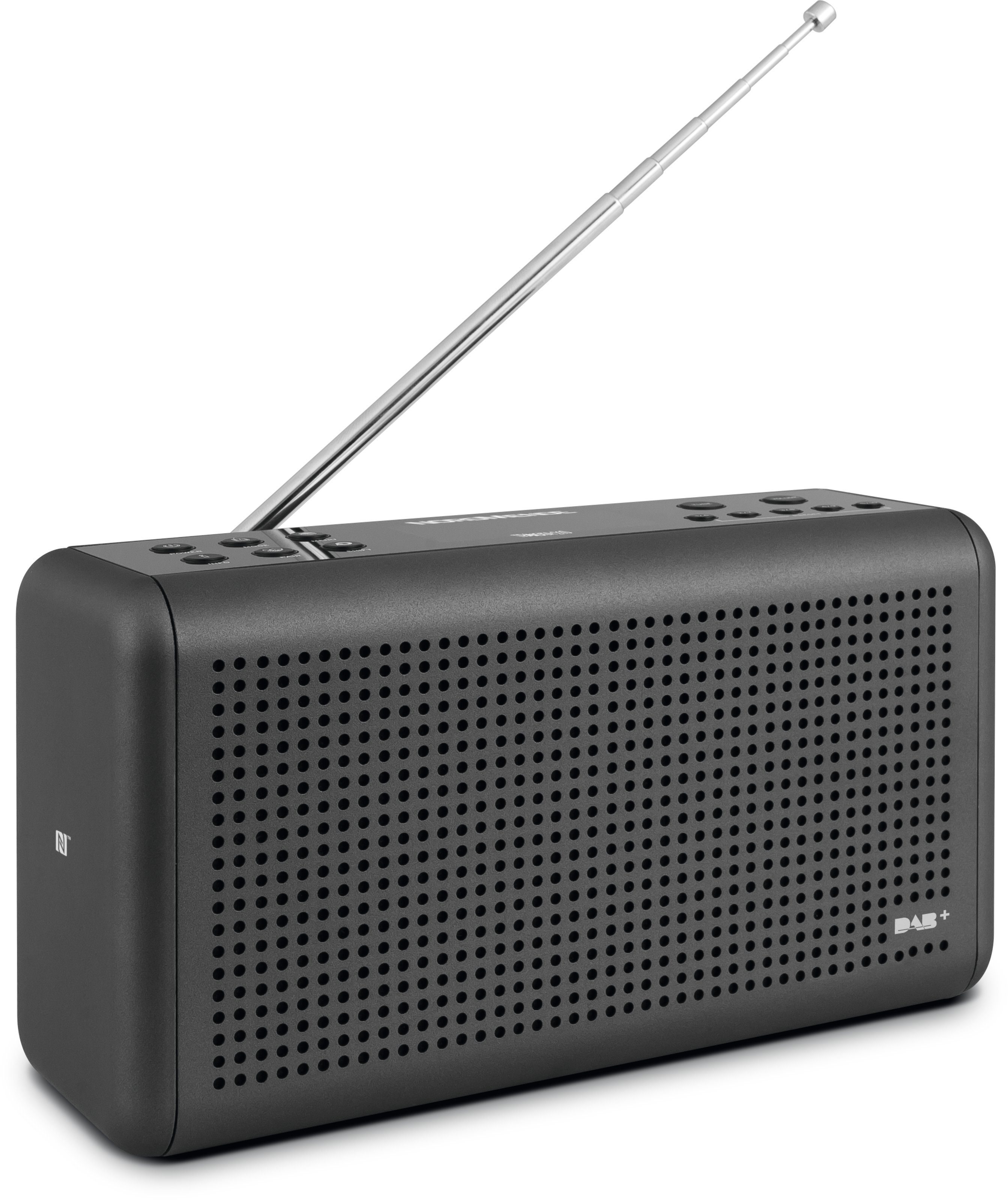 6,00 Nordmende W, (Digitalradio mit Bluetooth 210 (DAB), Transita Lautsprecher, Akku) UKW tragbares Digitalradio (DAB) RDS, anthrazit mit Radio,